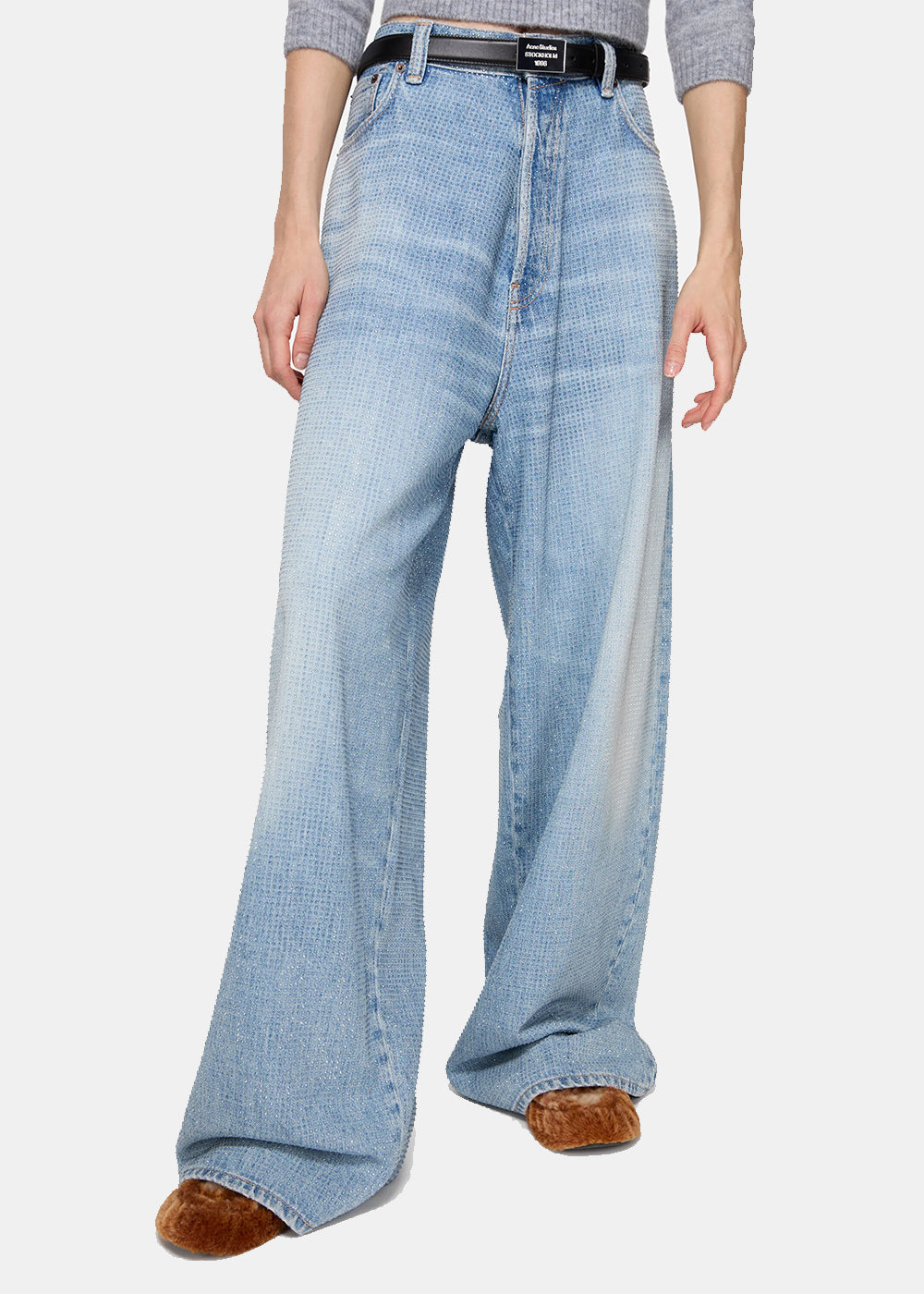 Light Blue 2023 Unisexs Shimmy Dawn Winter Acne studios – Гарантія оригінальності – детальний вид