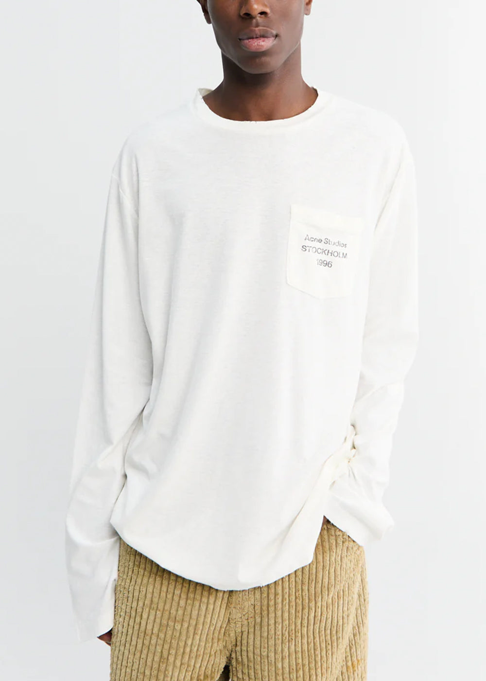 Оригінальна Optic White Edden Unisexs Small 1996 Acne studios – детальний вид