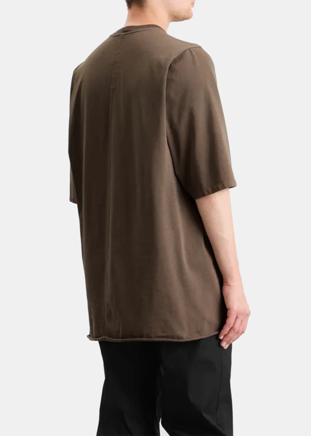 Grey Cotton T-Shirt Rick owens – Гарантія оригінальності – детальний вид