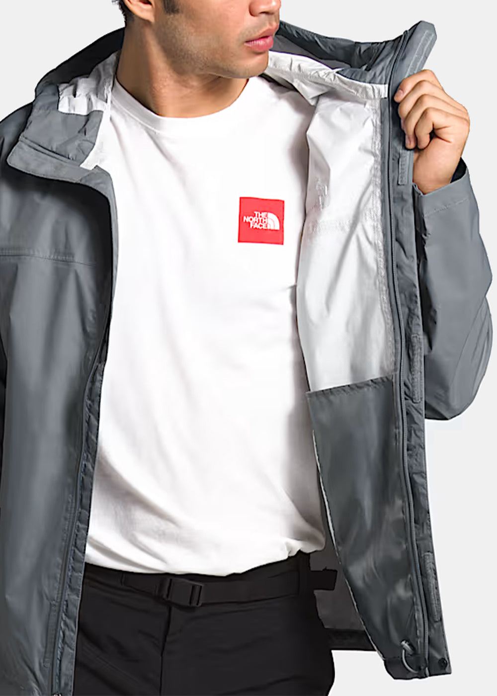 Grey Venture 2 Hooded Jacket The north face – Гарантія оригінальності – збільшений вид