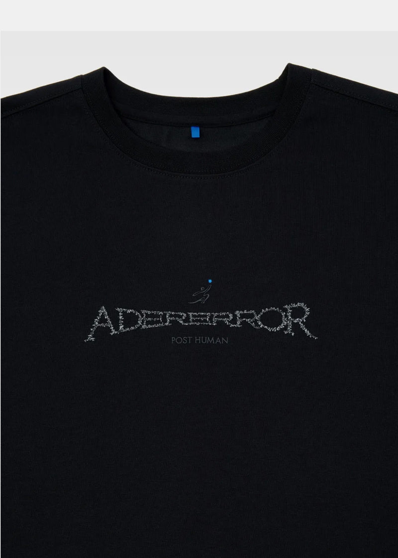 Black Graphic-Print T-Shirt Ader error – Гарантія оригінальності – детальний вид