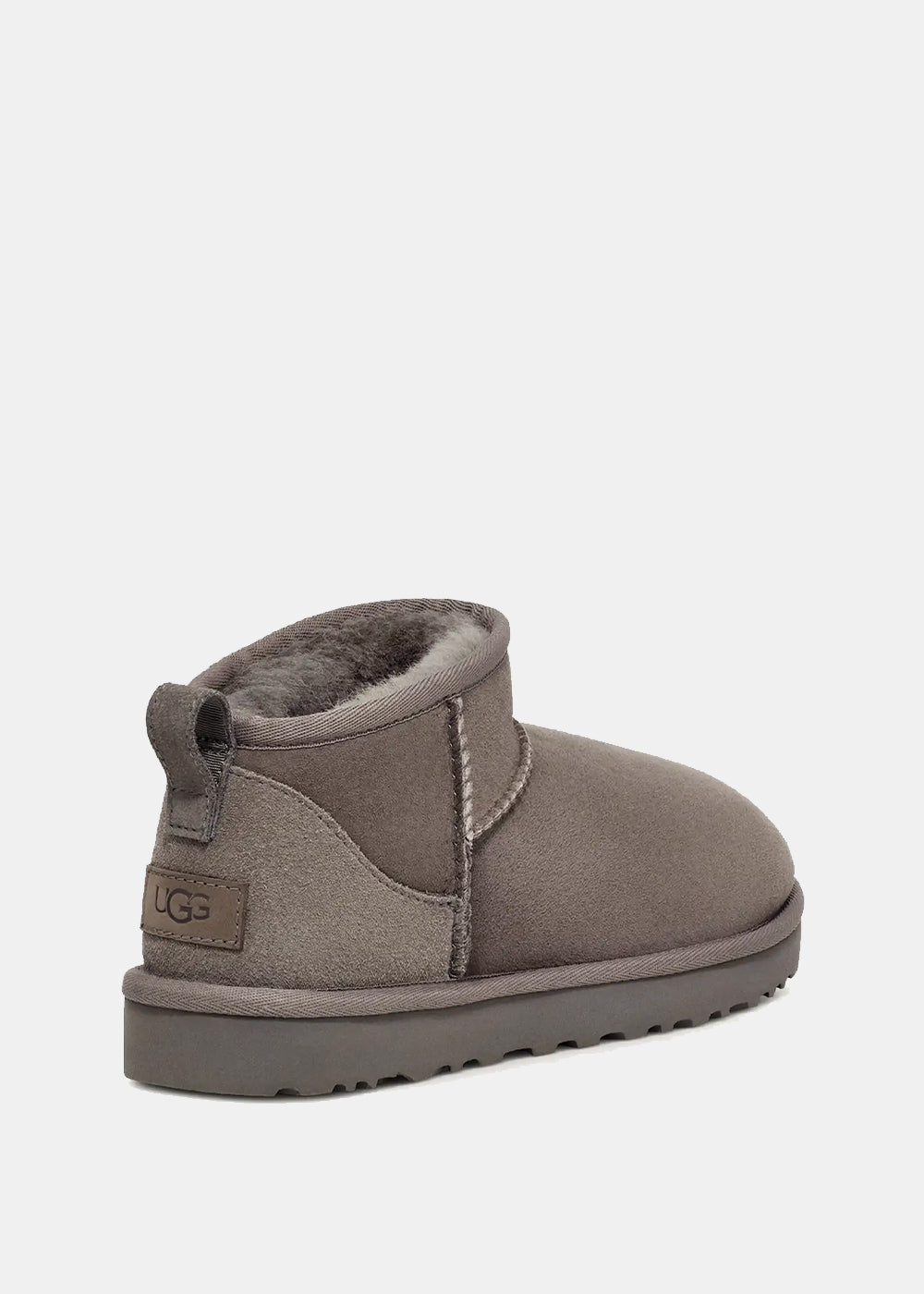 Grey Classic Ultra Mini Suede Boots Ugg – Гарантія оригінальності – детальний вид