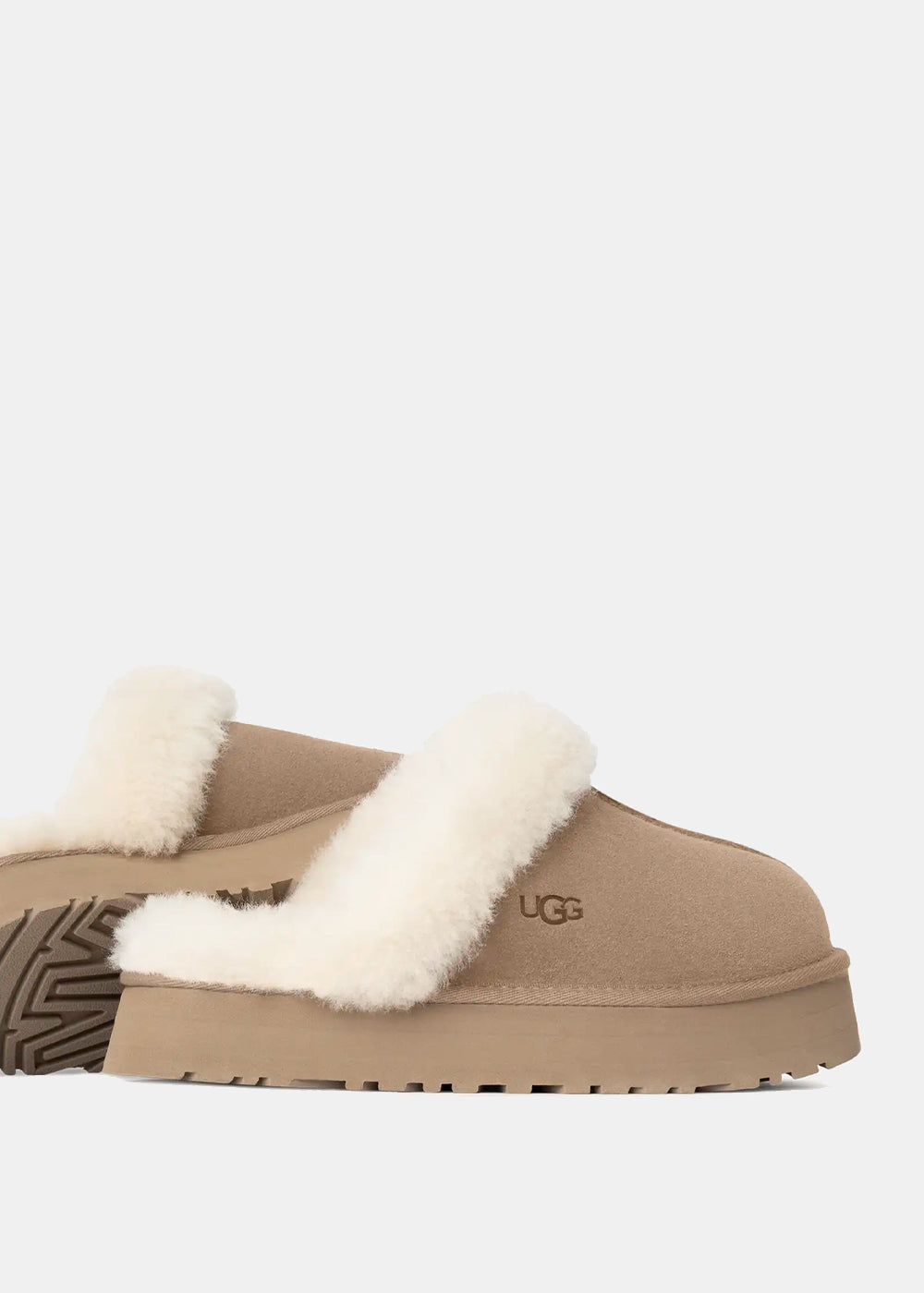 Sand Beige Disquette Slippers Ugg – Гарантія оригінальності – детальний вид