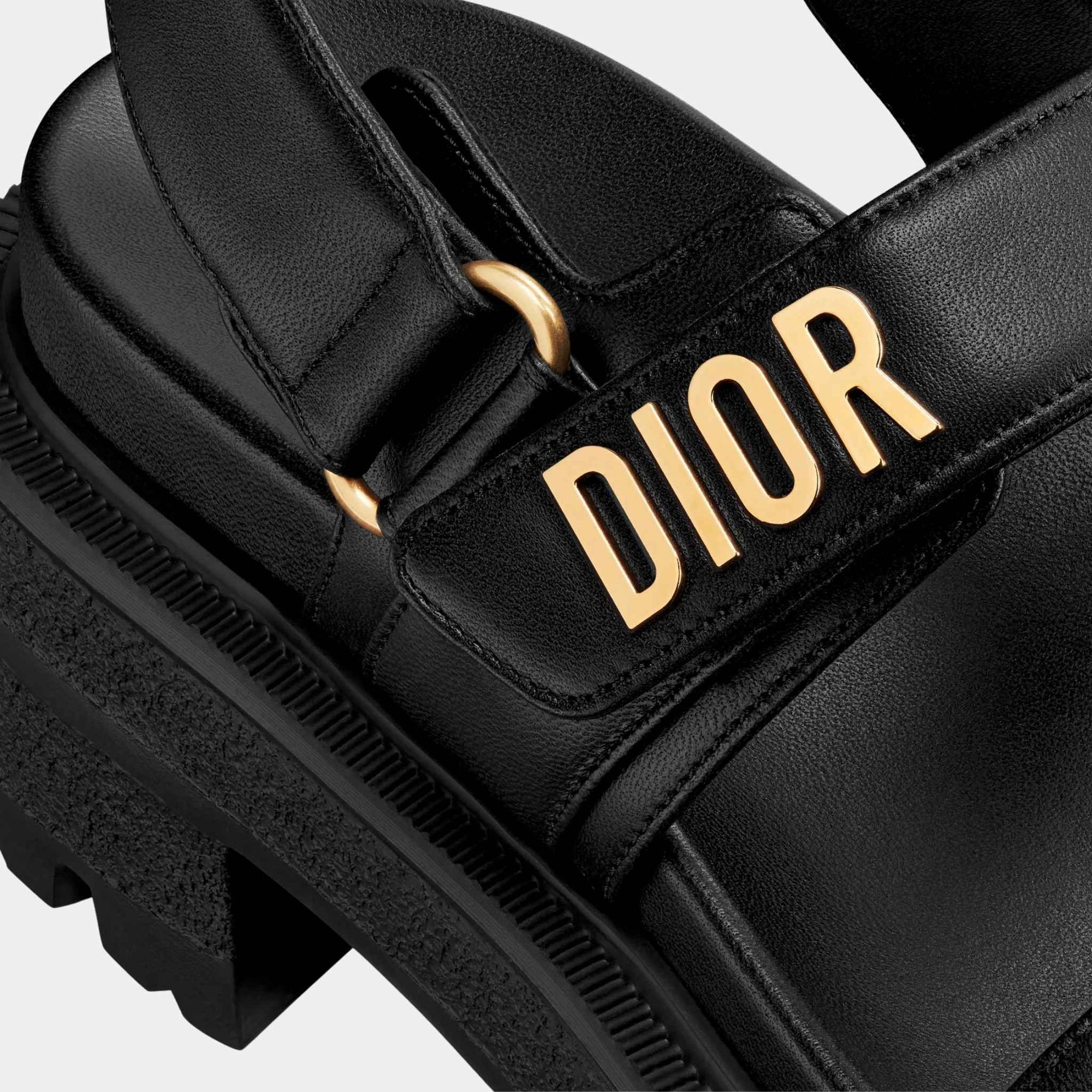 Оригінальна act Platform Sandal Black Lambskin Dior – детальний вид