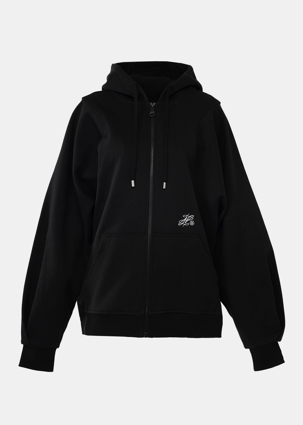 Оригінальна Black Zip-Up Hoodie Ader error – боковий вид