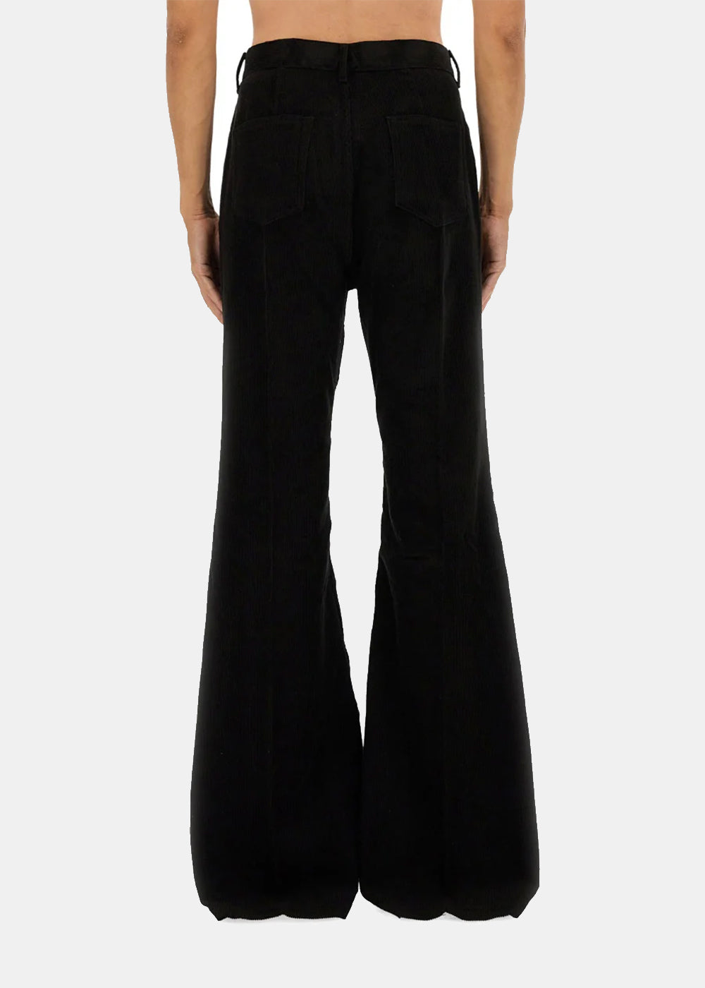 Black Belt-Loop Trousers Rick owens – Гарантія оригінальності – вид ззаду