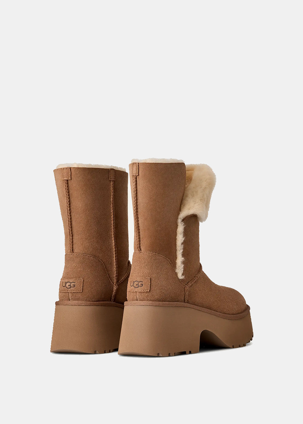 Brown Platform Suede Boots Ugg оригінал – Купити в Україні – детальний вид