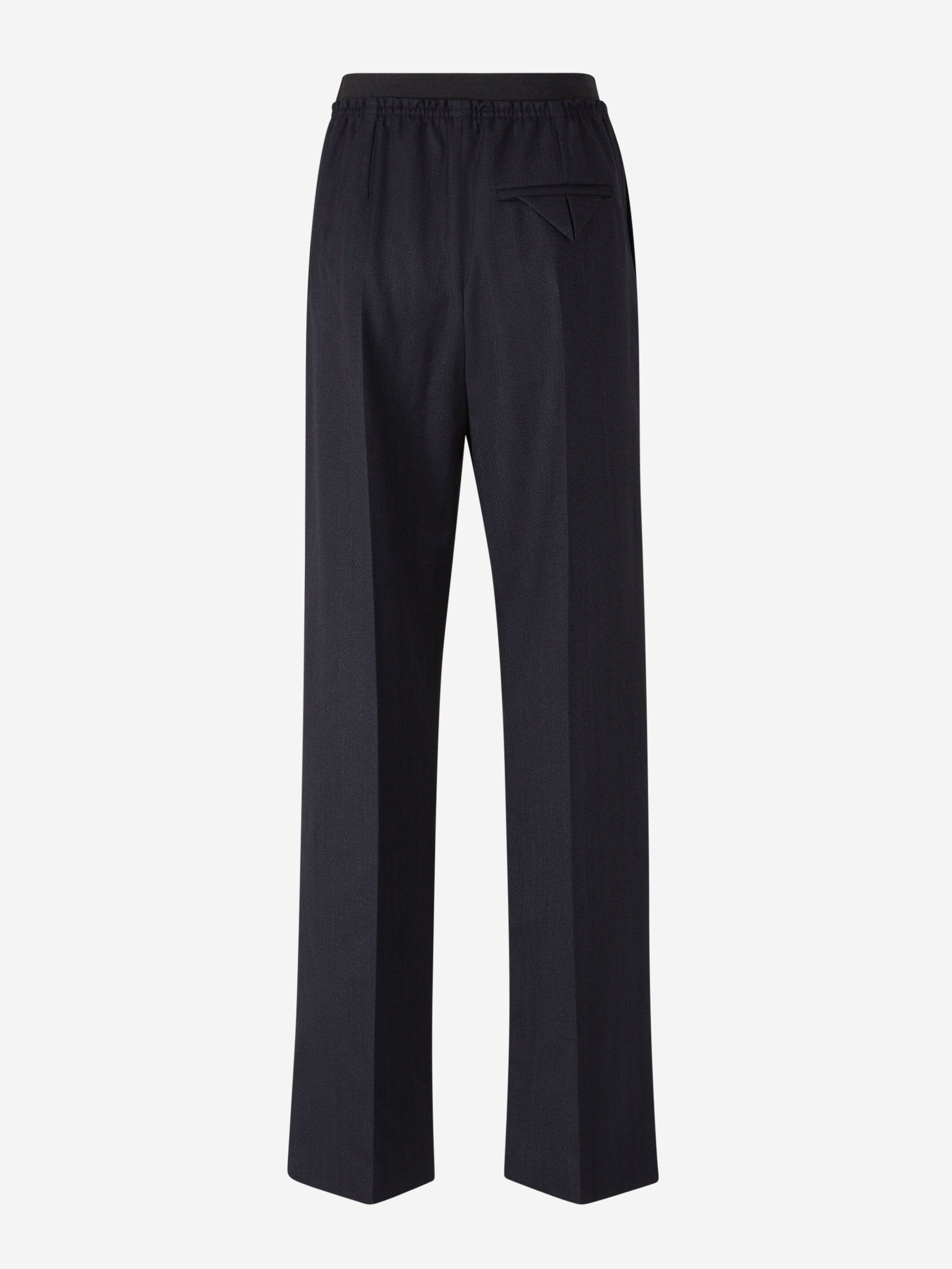 Оригінальна Striped Motif Wool Trousers Bottega veneta – детальний вид