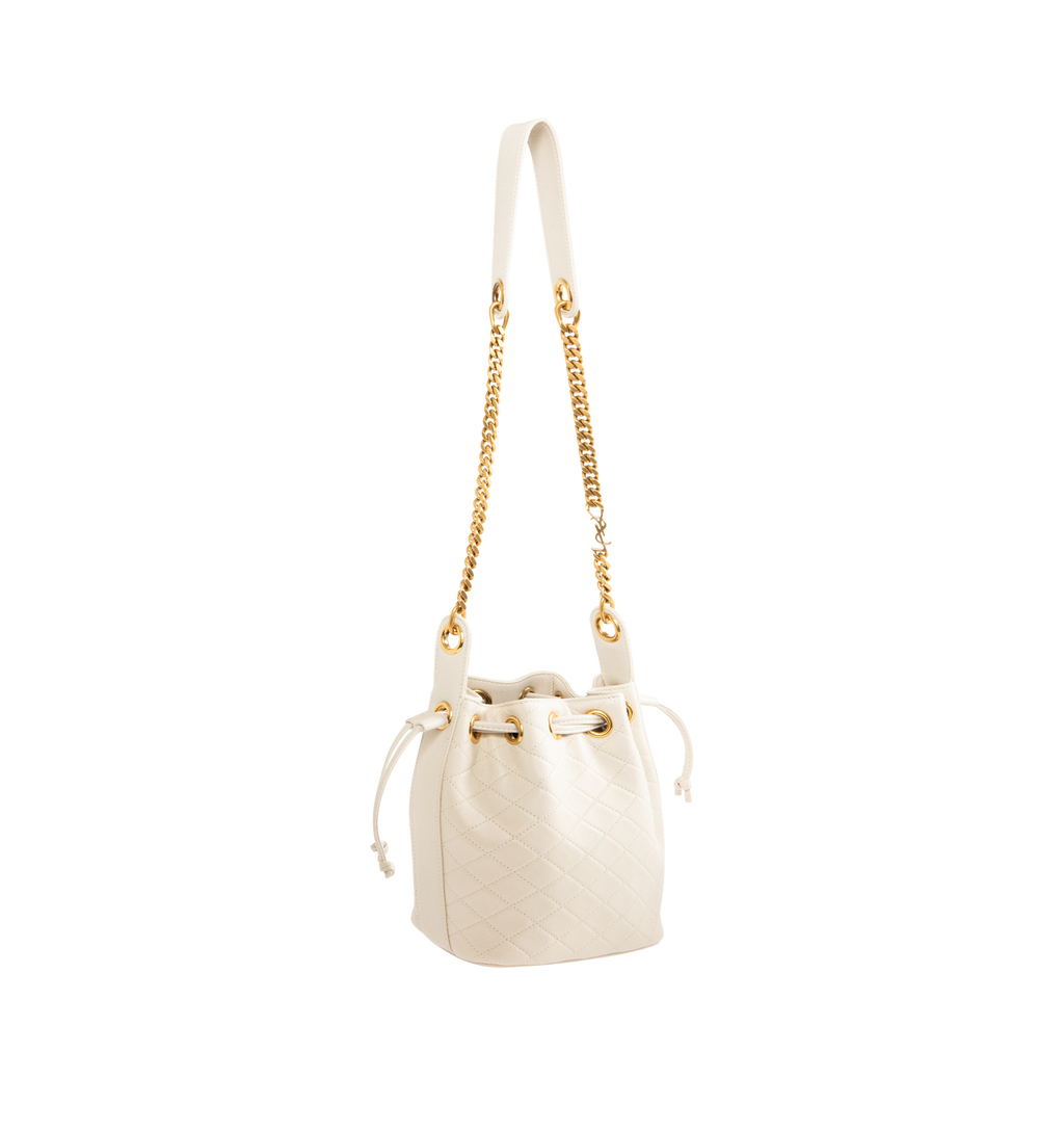 Chain Bucket Bag Saint laurent – Гарантія оригінальності – вид ззаду