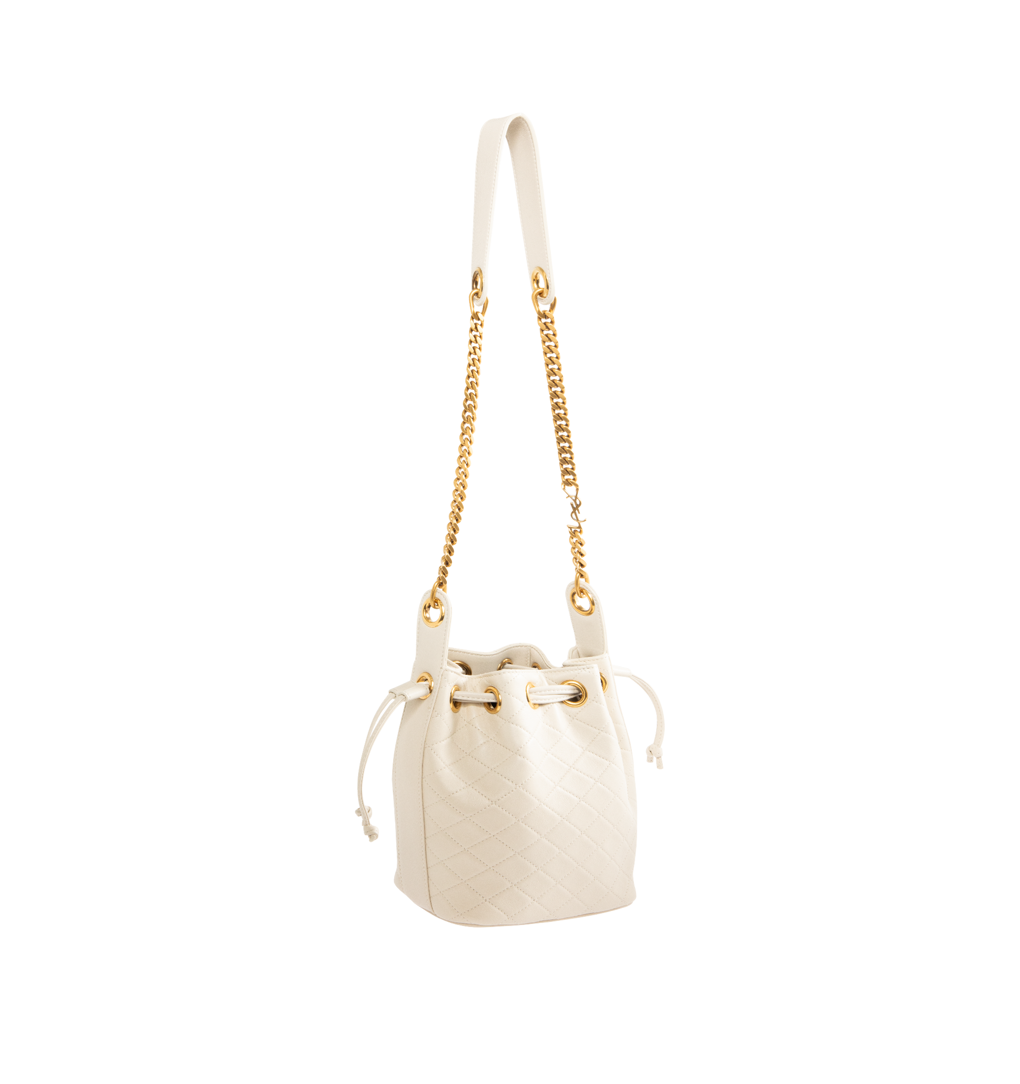 Chain Bucket Bag Saint laurent – Гарантія оригінальності – вид ззаду