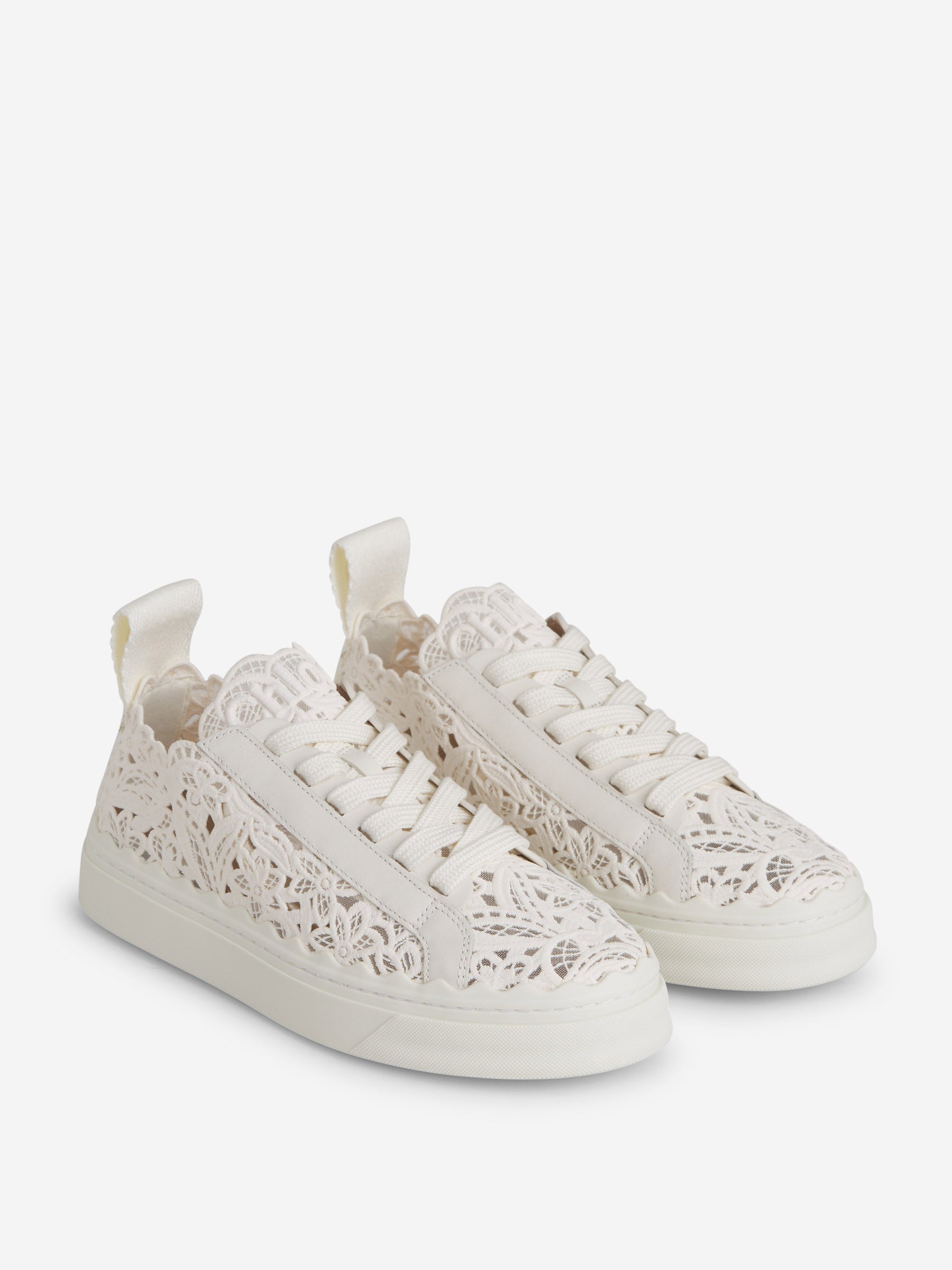 Lace Sneakers Chloe – Гарантія оригінальності – вид ззаду