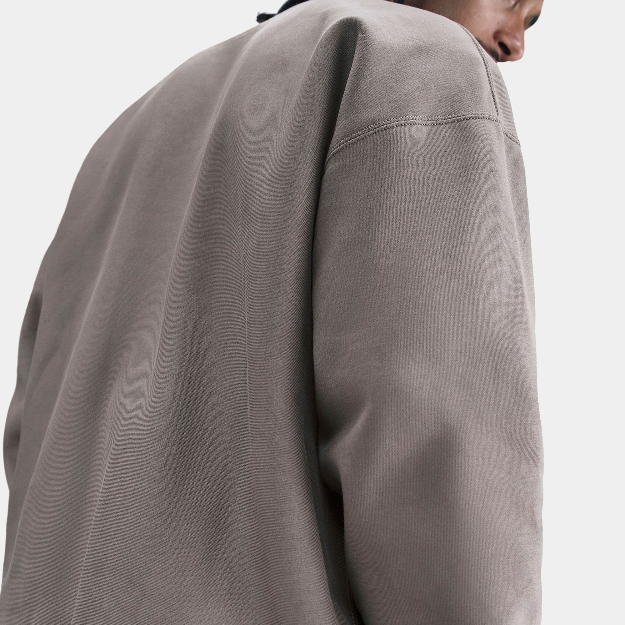 Solo Swoosh Fleece Crew Mens Sweatshirt Nike оригінал – Купити в Україні – збільшений вид - NIKE