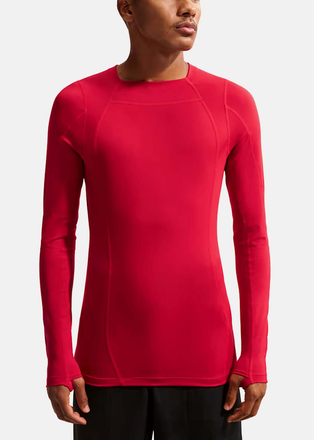 Gym Red Mens Long-Sleeve Top Nike оригінал – Купити в Україні – вид ззаду