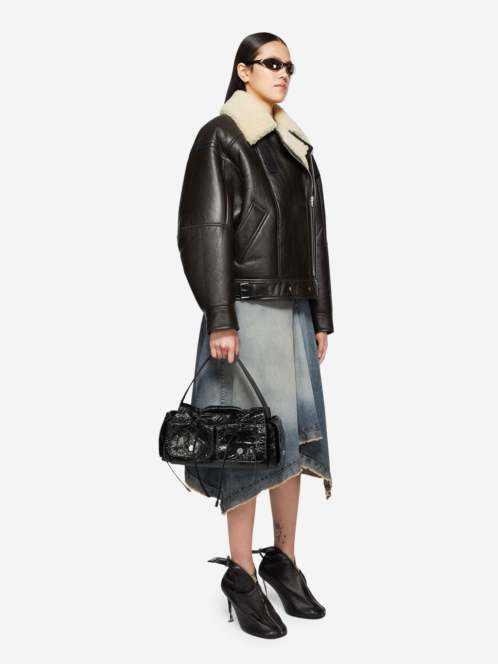 Multipocket Shoulder Bag Acne studios – Гарантія оригінальності – вид ззаду