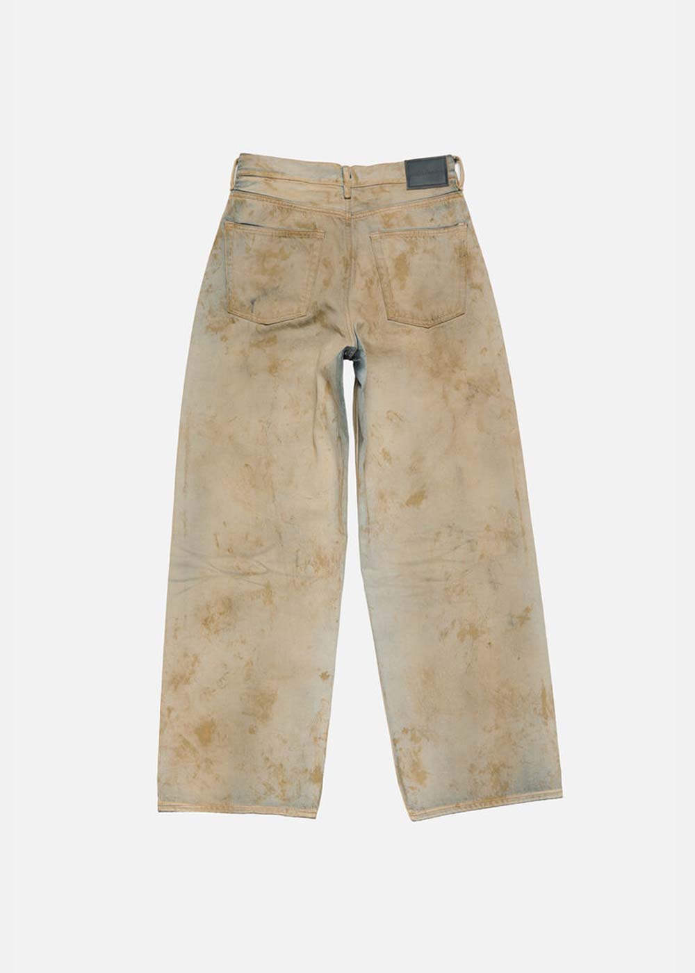 Оригінальна Sand Beige 1981 Unisexs Klondike Acne studios – вид ззаду