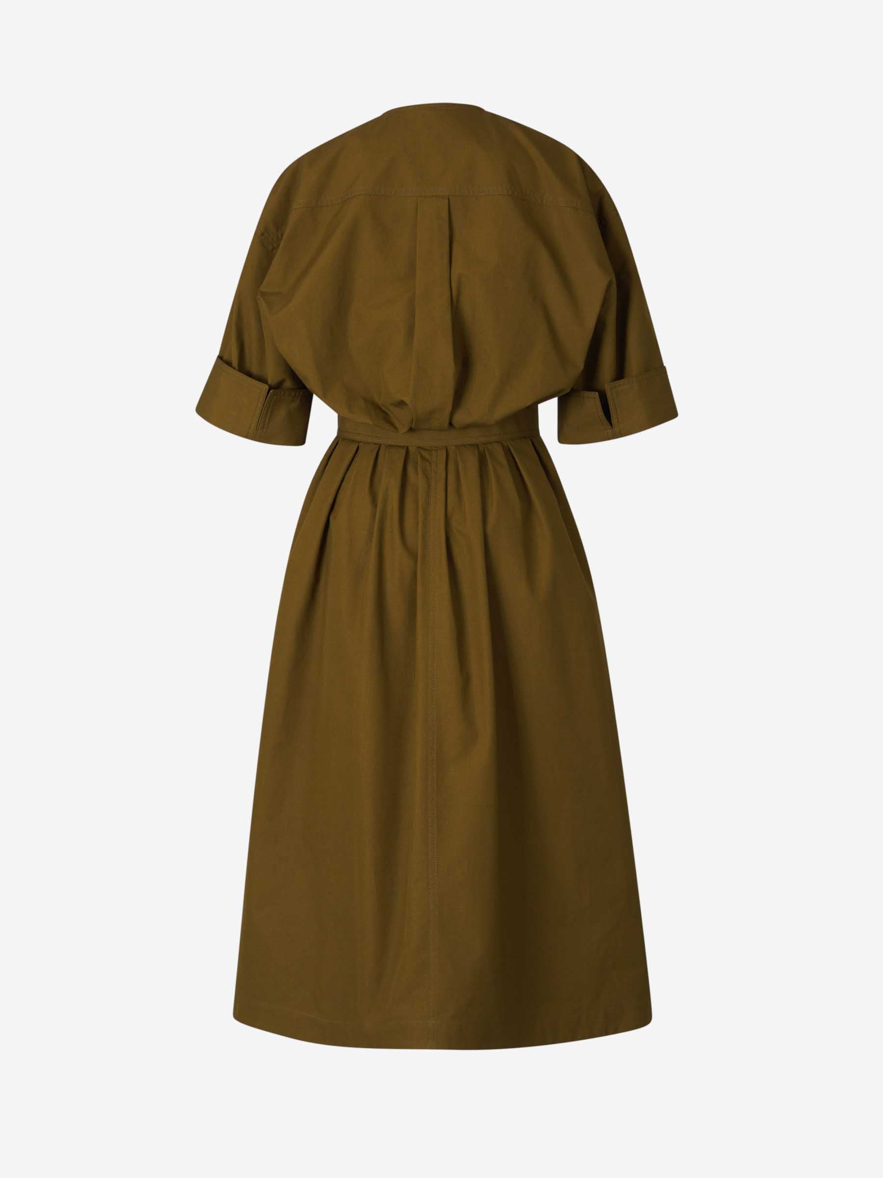 Cotton MIDI Dress Bottega veneta оригінал – Купити в Україні – детальний вид