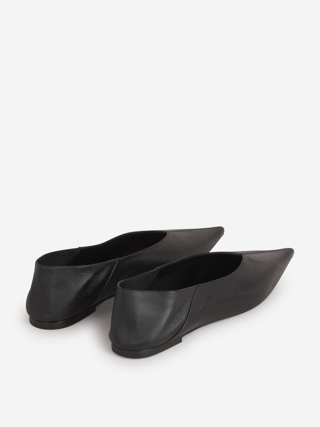 Оригінальна Nour Leather Pointed Ballerinas Saint laurent – детальний вид