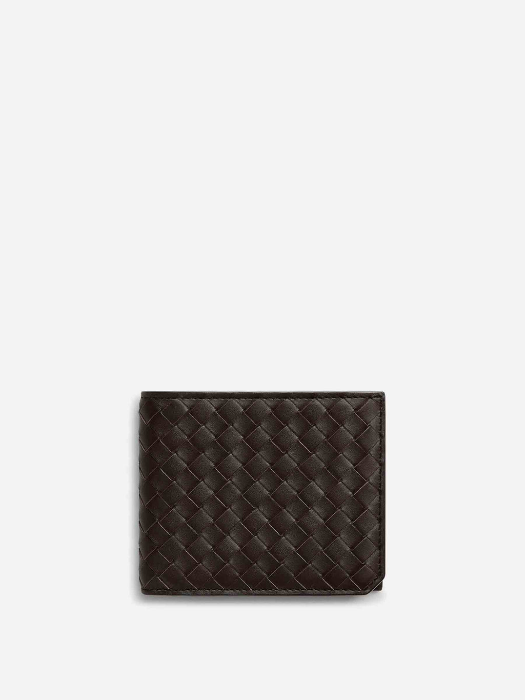 Оригінальна Intrecciato Pie Wallet Bottega veneta – боковий вид