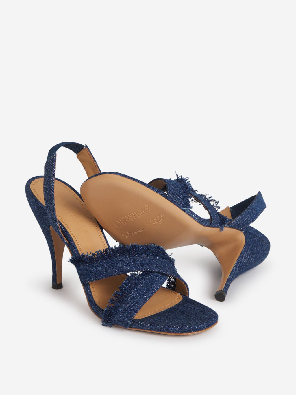 Оригінальна Denim Slingback Sandals Off-white – збільшений вид