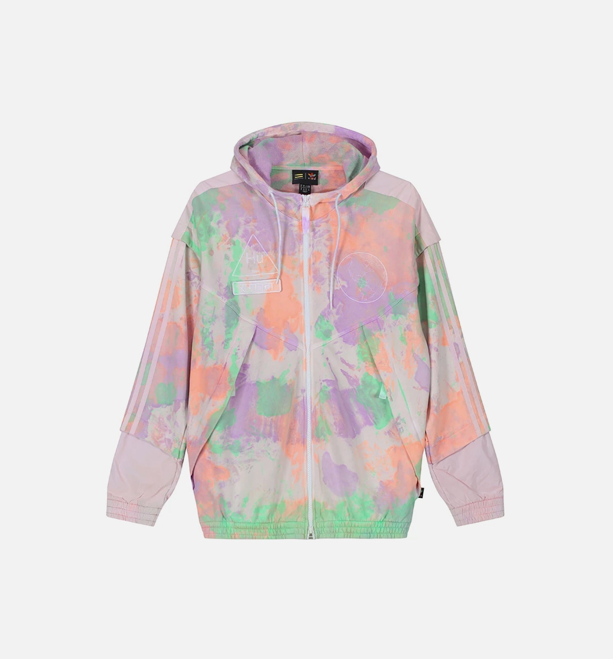 Оригінальна Hu Holi Fz Mens Hoodie Multi Color Adidas – боковий вид - ADIDAS