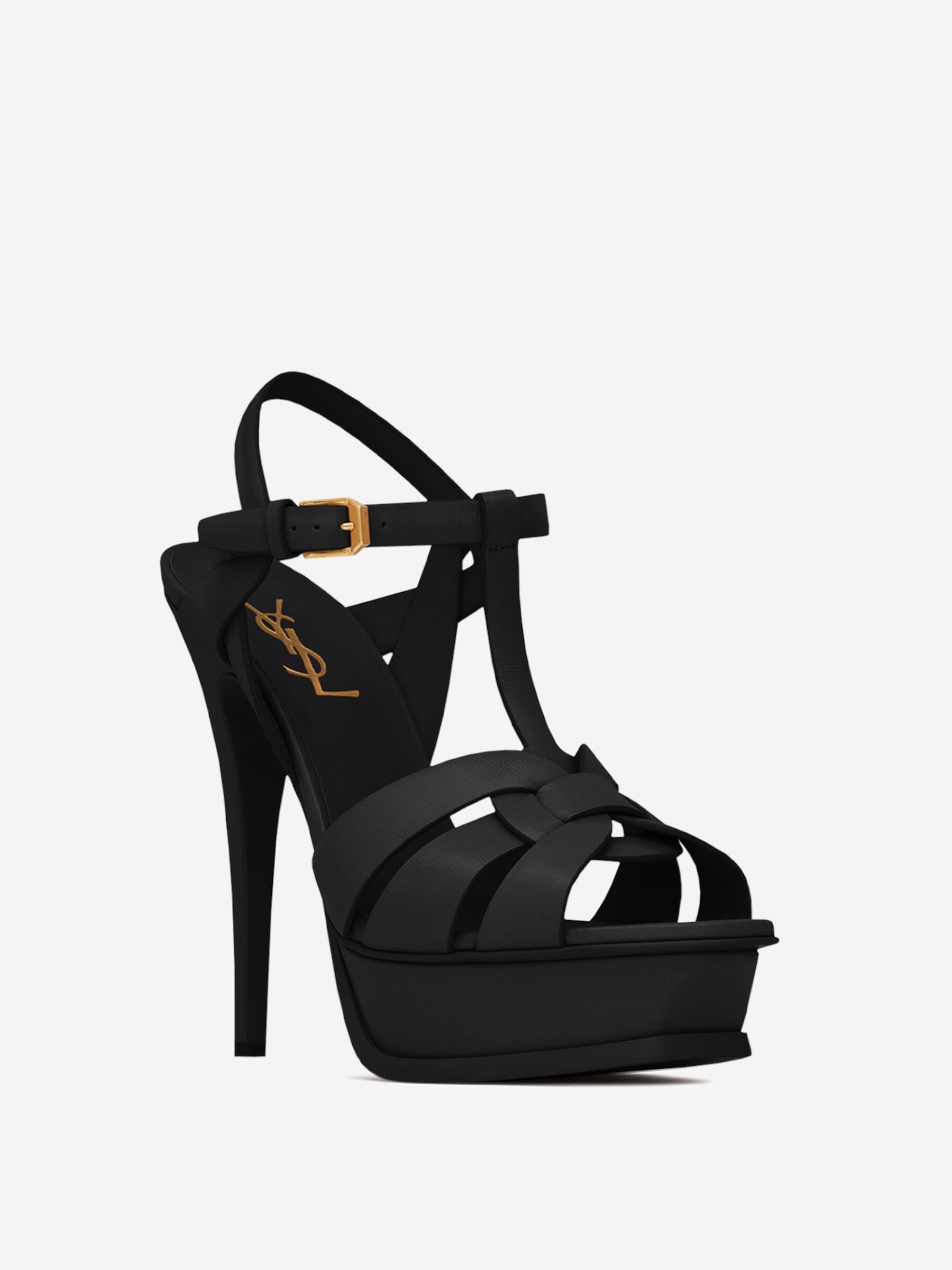 Tribute Heeled Sandals Saint laurent – Гарантія оригінальності – детальний вид