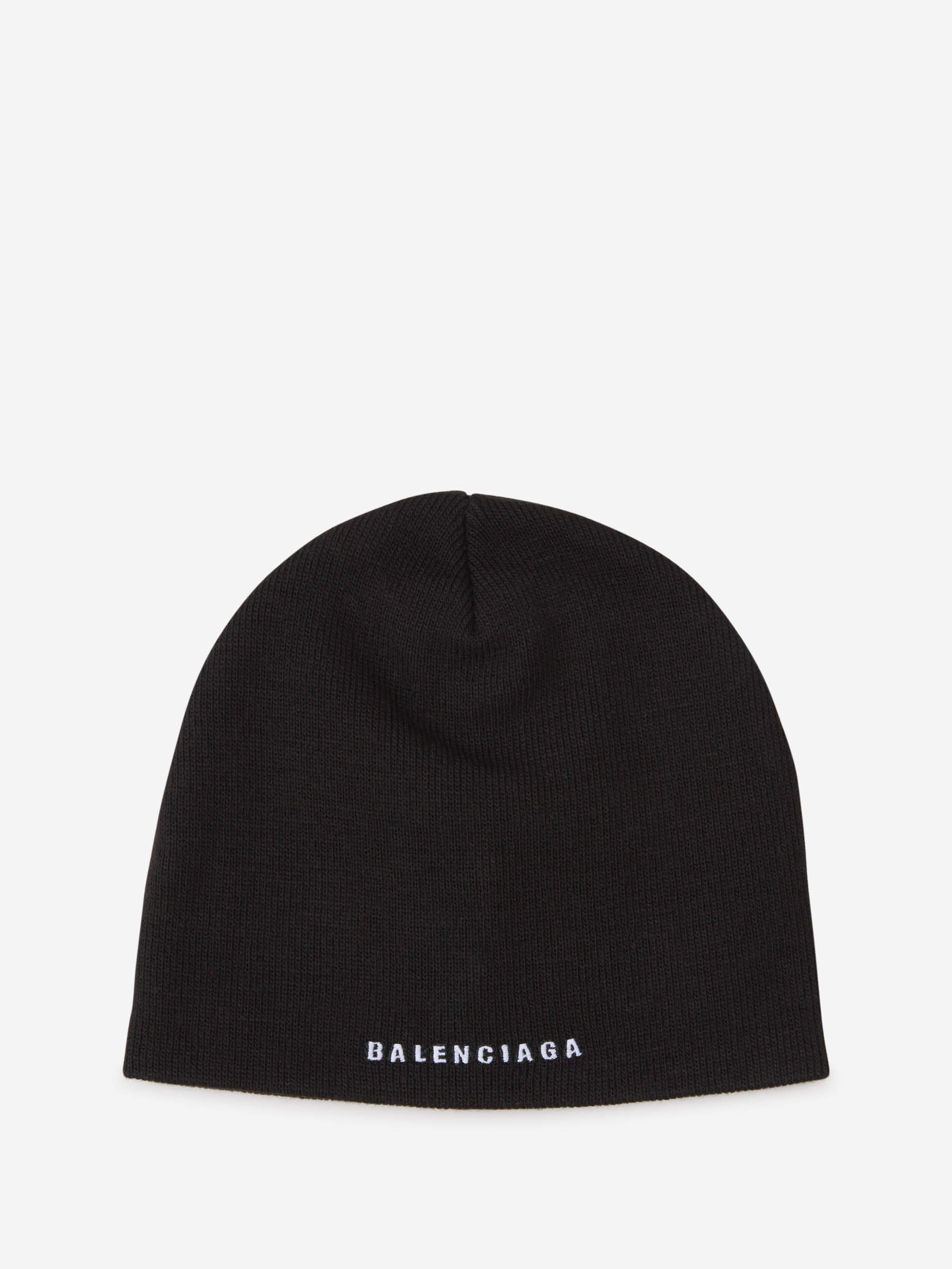Logo Knitted Hat Balenciaga – Гарантія оригінальності – вид ззаду