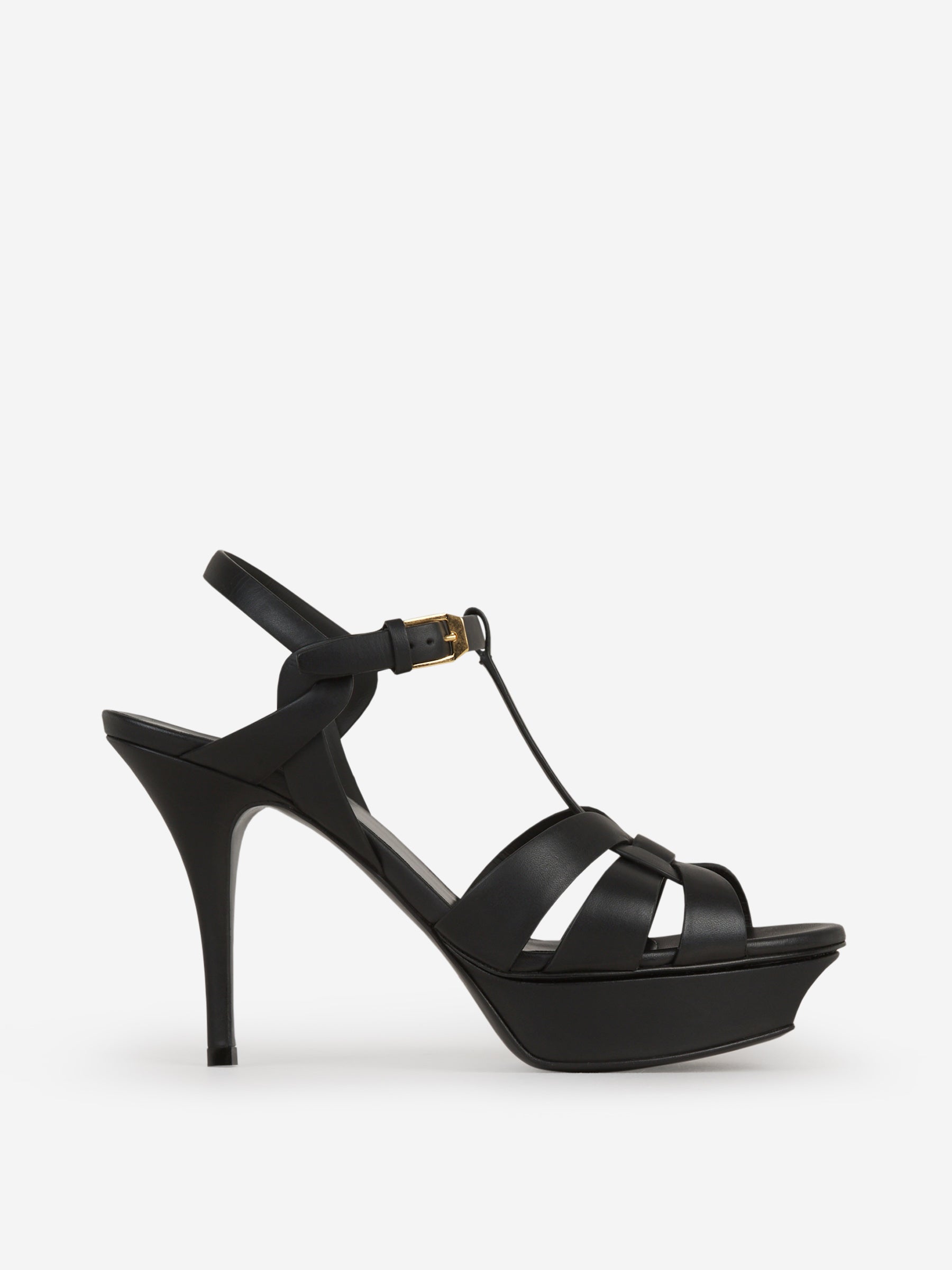 Tribute Heeled Sandals Saint laurent – Гарантія оригінальності – боковий вид