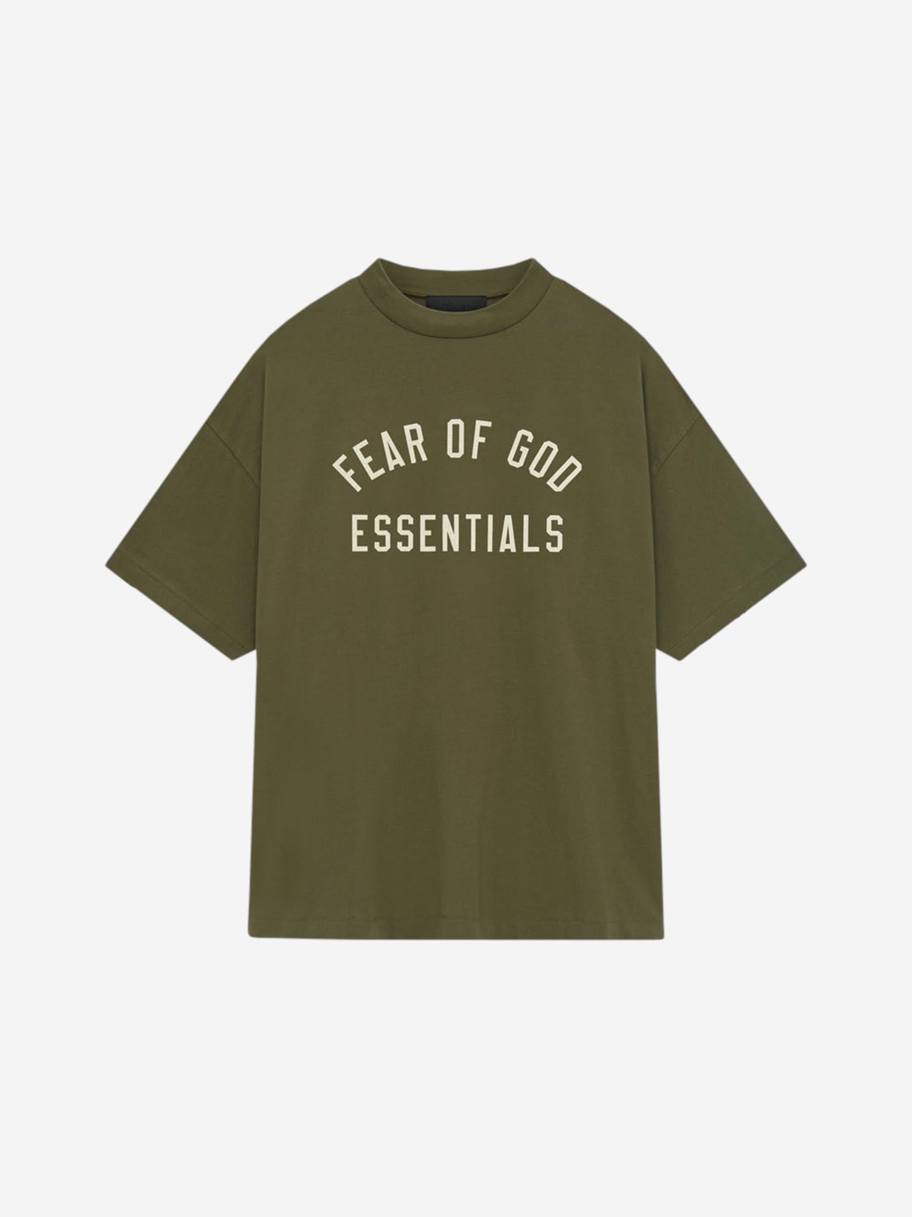 Cotton Logo T-Shirt Fear of god оригінал – Купити в Україні – боковий вид
