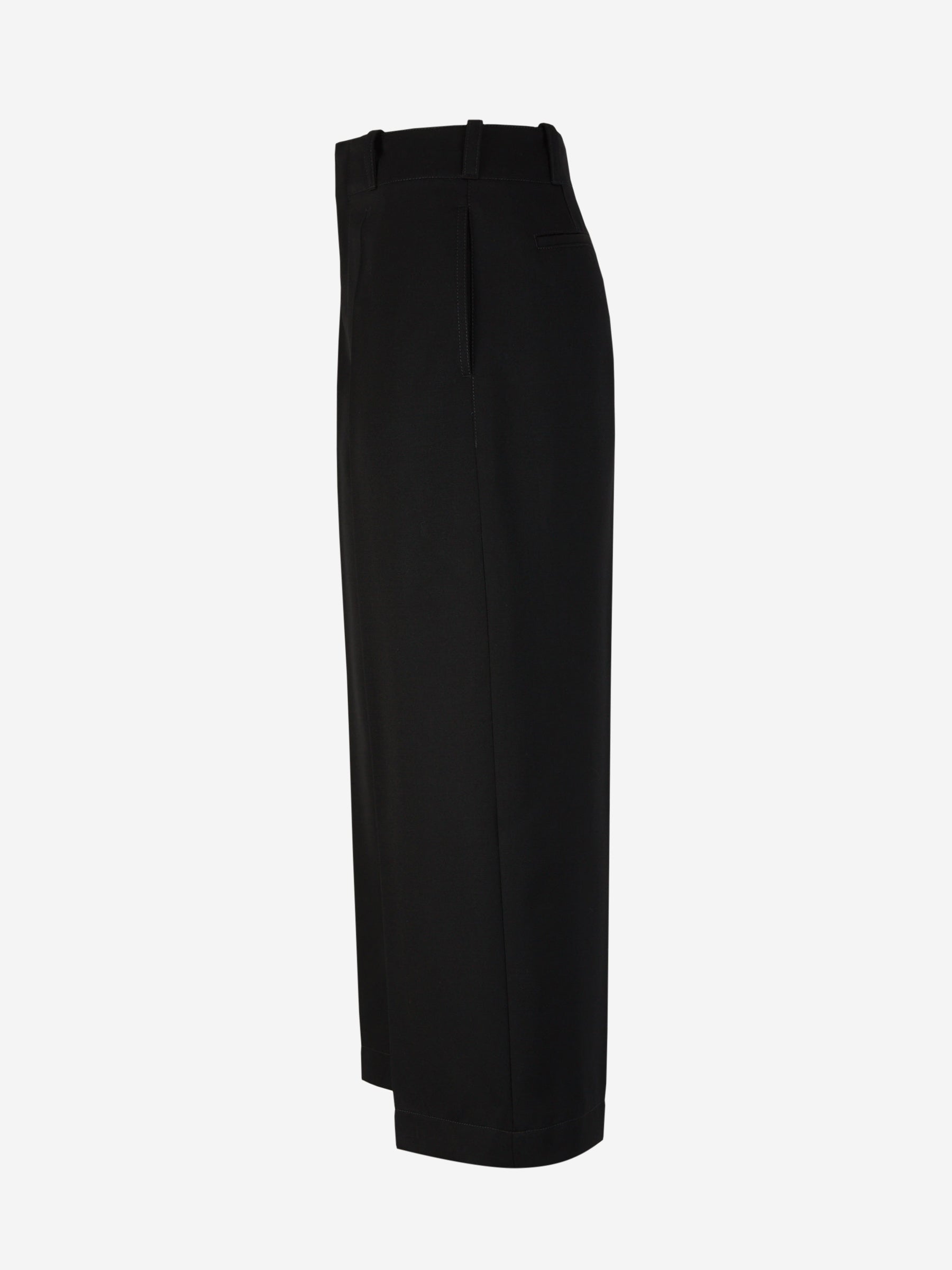 Wool Formal Pants Bottega veneta – Гарантія оригінальності – вид ззаду