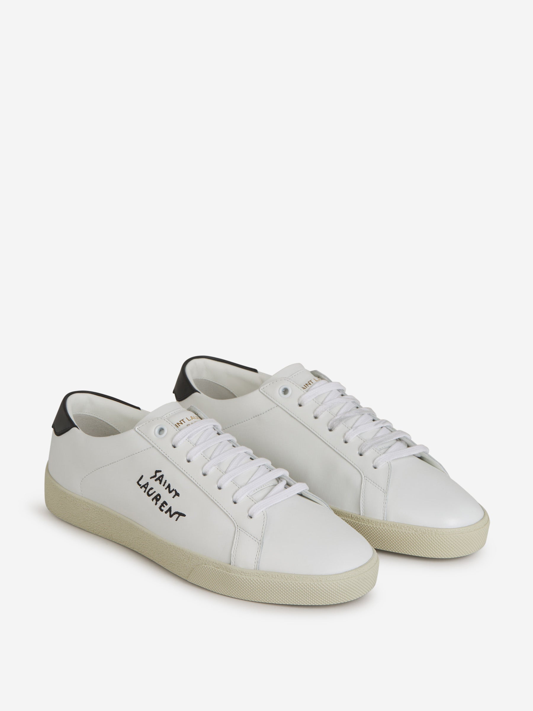 Priscilla Leather Sneakers Saint laurent оригінал – Купити в Україні – вид ззаду