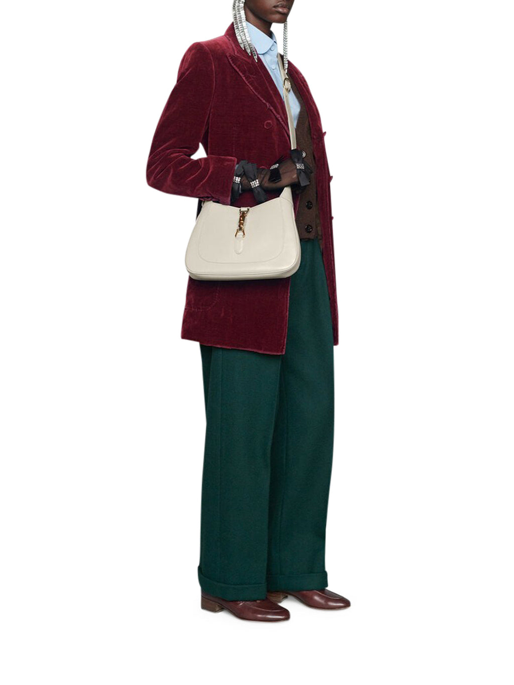 Jackie 1961 Shoulder Bag Small Size Gucci – Гарантія оригінальності – вид ззаду