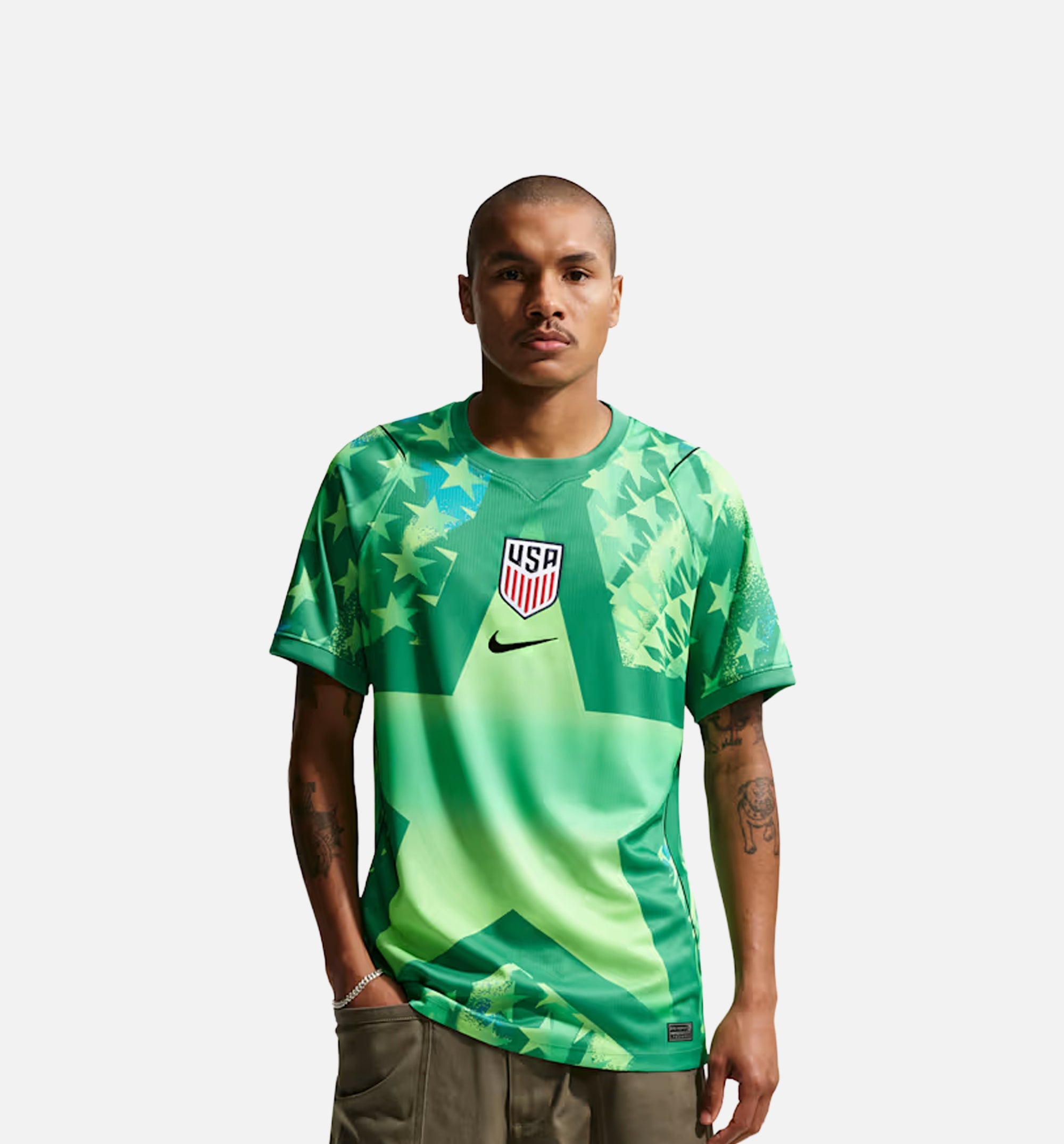 Usmnt 2026 Dri-Fit Stadium Goalkeeper Soccer Replica Mens Jersey Nike – Гарантія оригінальності – боковий вид