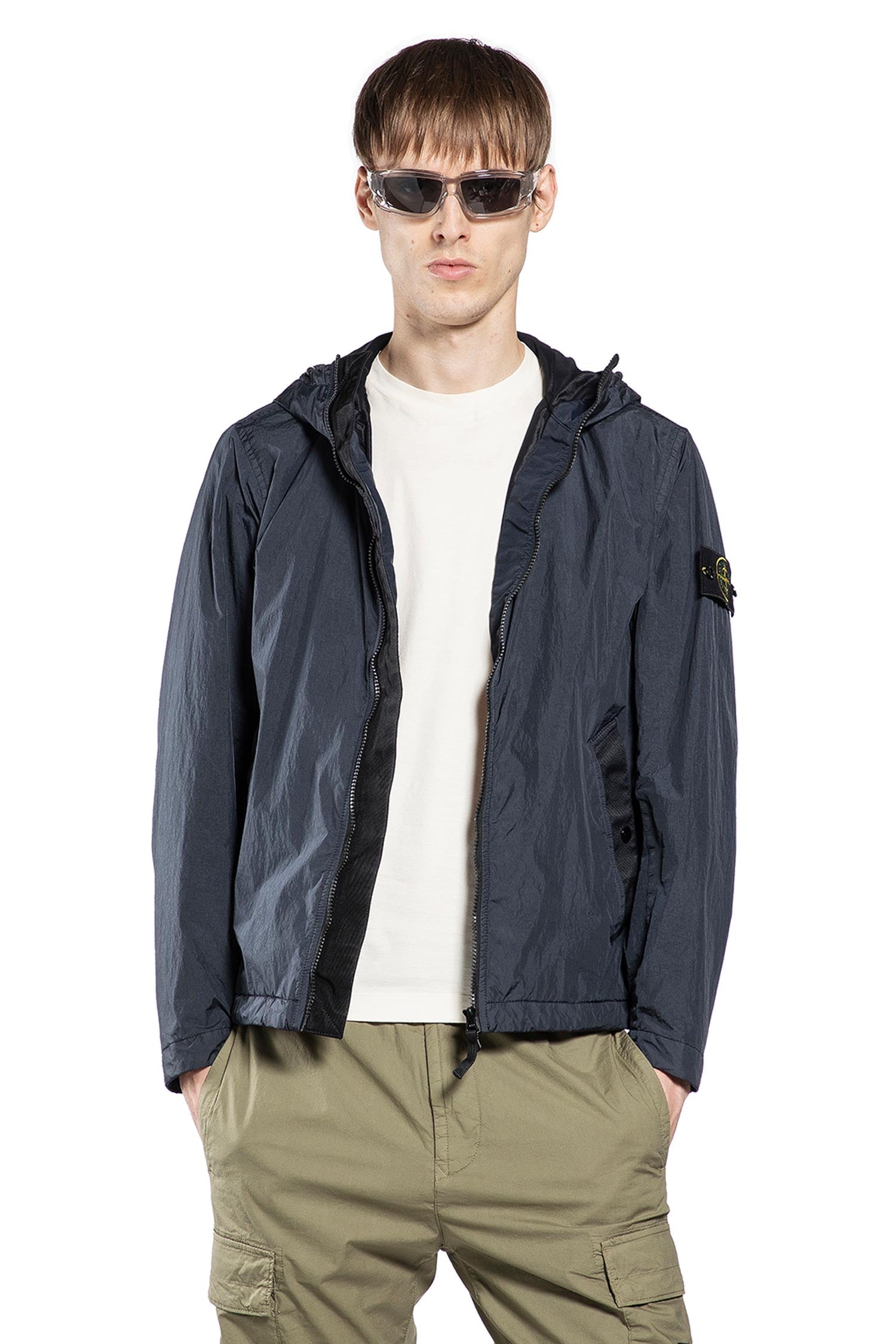 4100001 Crinkle Reps Ny Jacket Stone island – Гарантія оригінальності – боковий вид