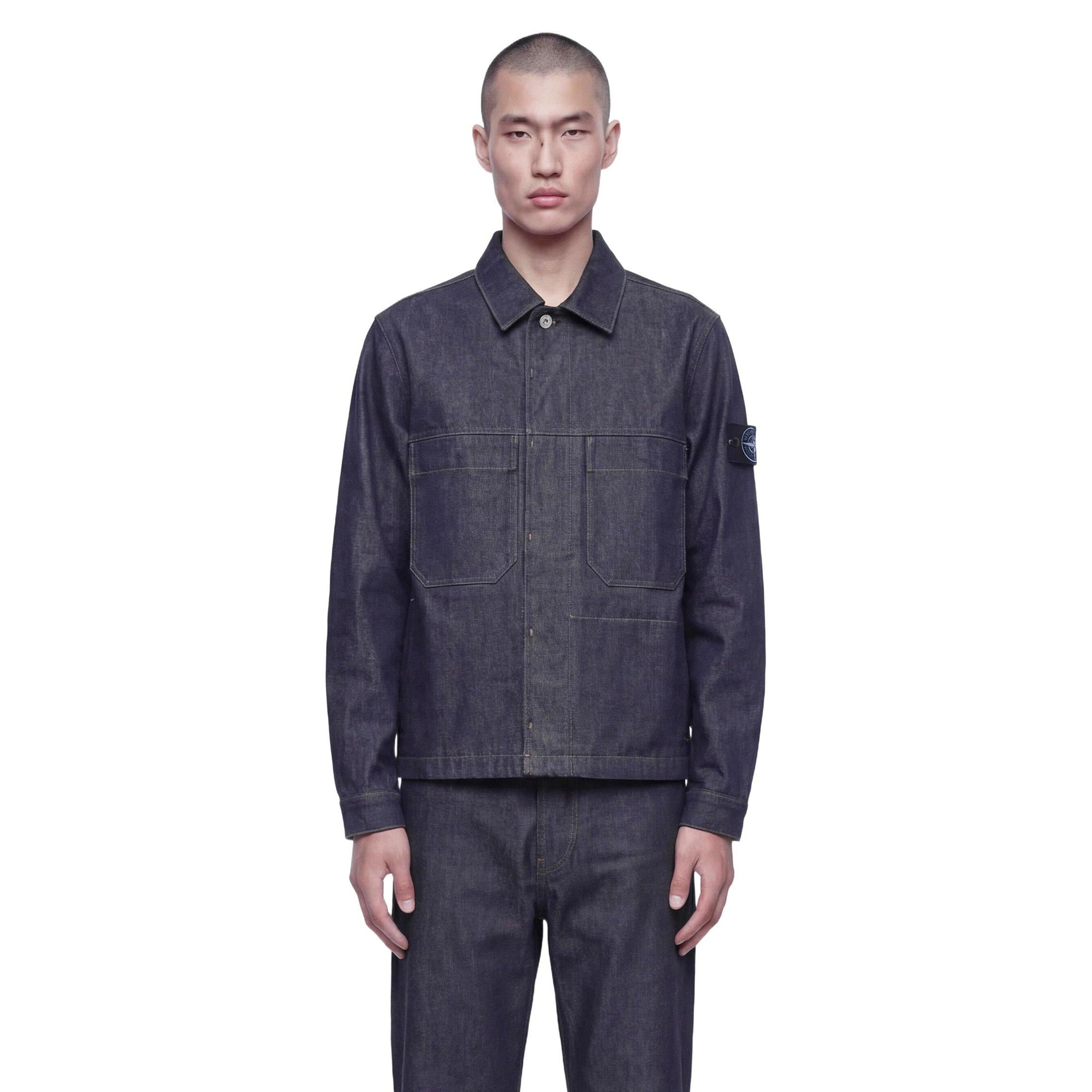 Оригінальна 4100006 Denim Coach Jacket Stone island – збільшений вид