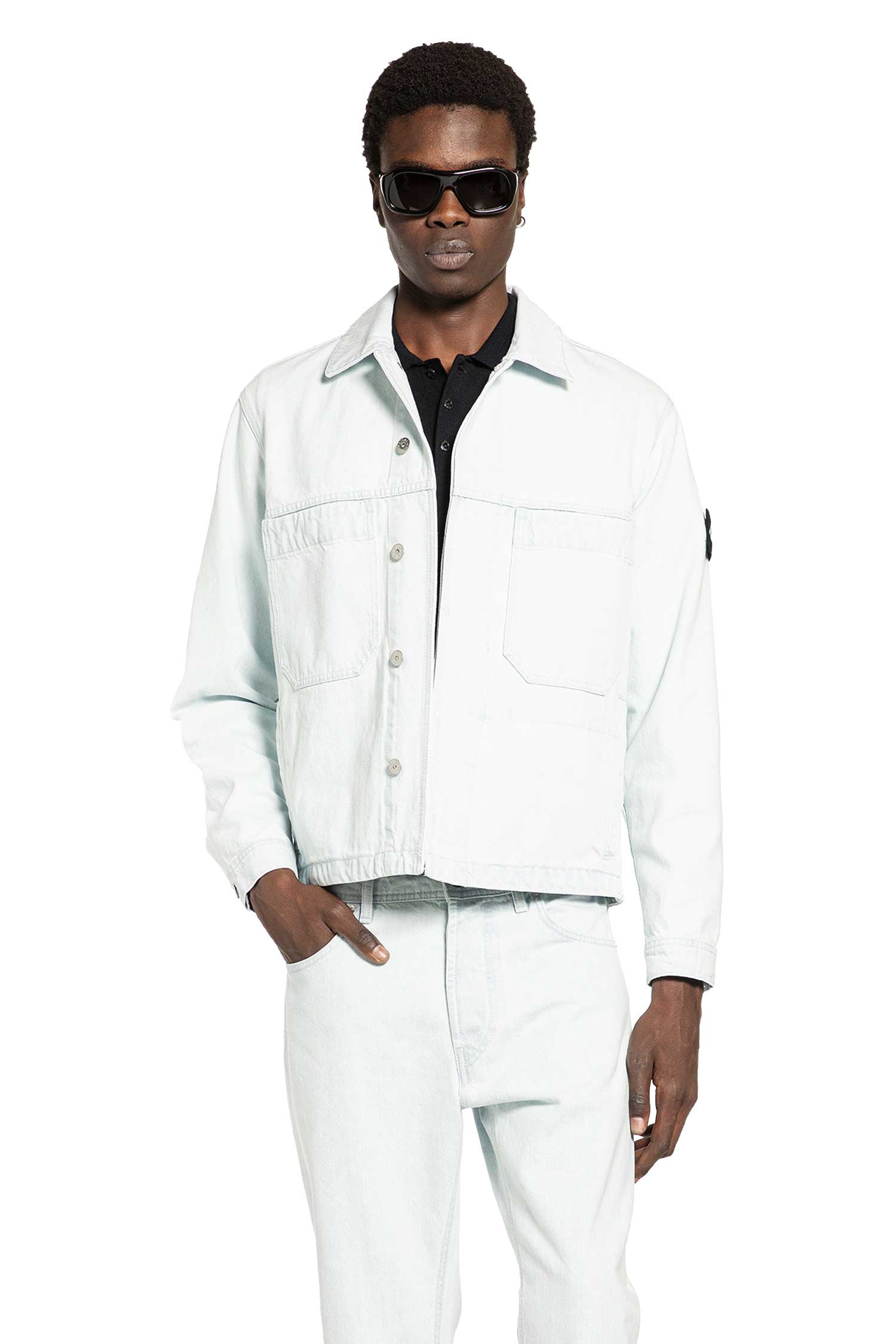 4100006 Denim Jacket Stone island – Гарантія оригінальності – боковий вид