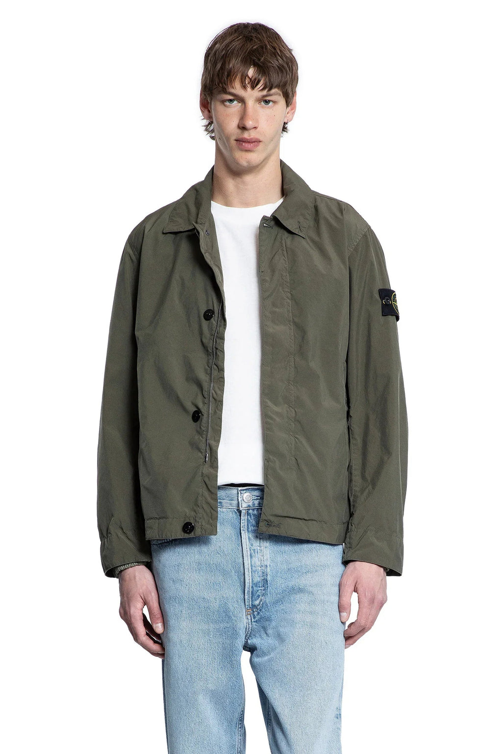 Оригінальна 4100025 Light Poly-Tc Jacket Stone island – боковий вид