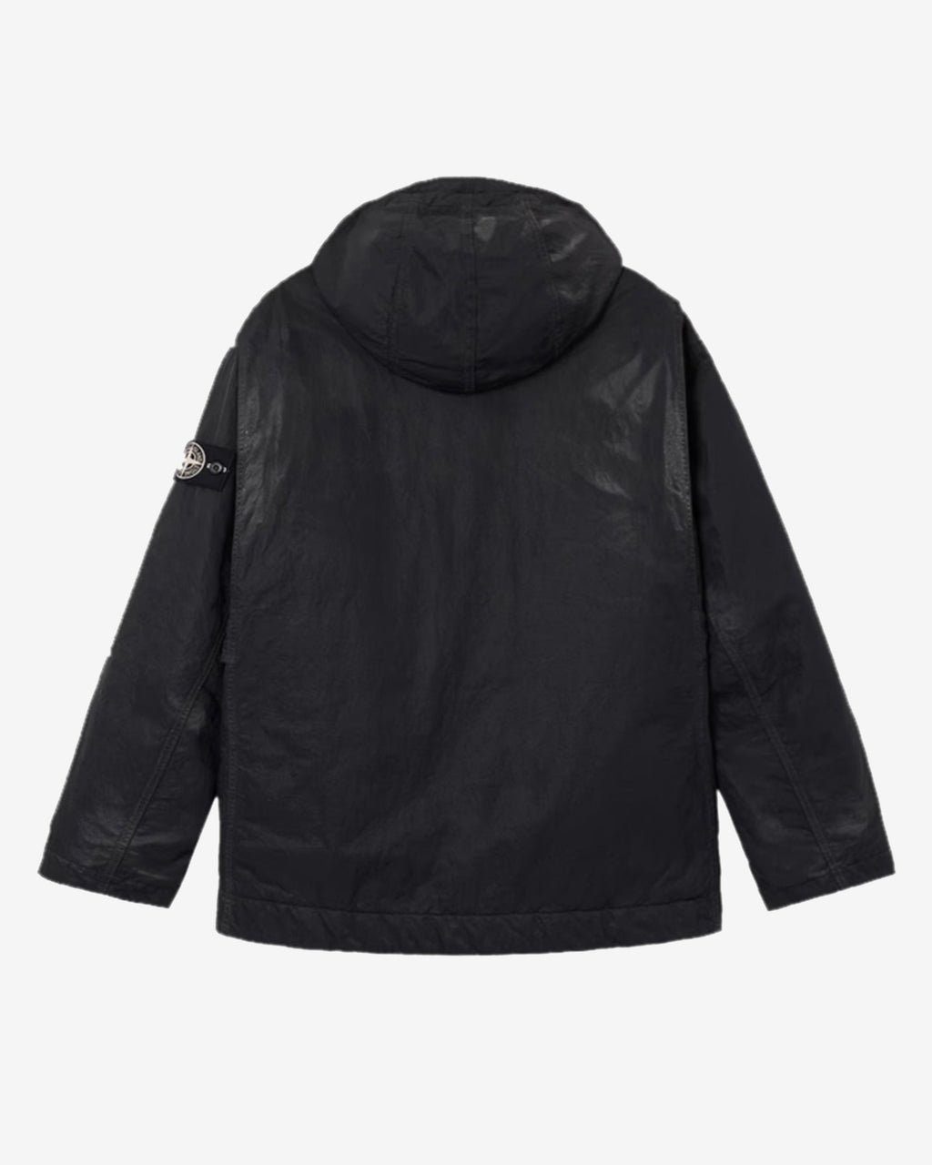 Mens Dense Nylon T C Hand Sprayed Reflective Jacket Stone island – Гарантія оригінальності – вид ззаду