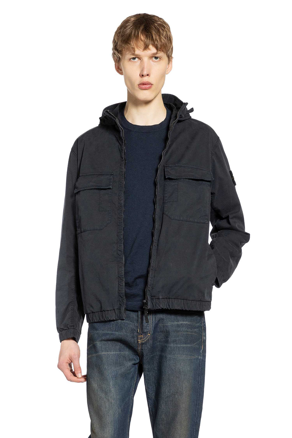 4100077 Windbreaker Stone island оригінал – Купити в Україні – боковий вид