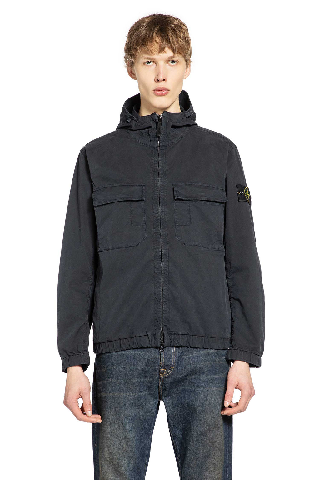4100077 Windbreaker Stone island оригінал – Купити в Україні – вид ззаду