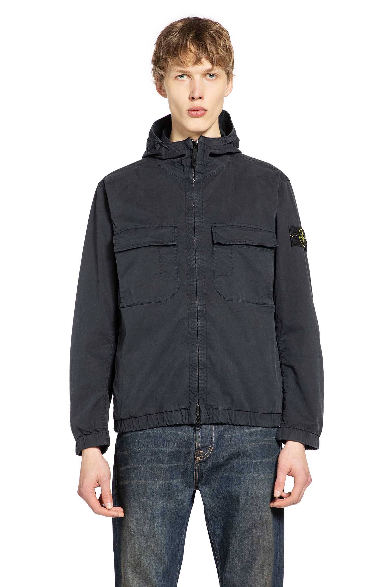 4100077 Windbreaker Stone island оригінал – Купити в Україні – вид ззаду