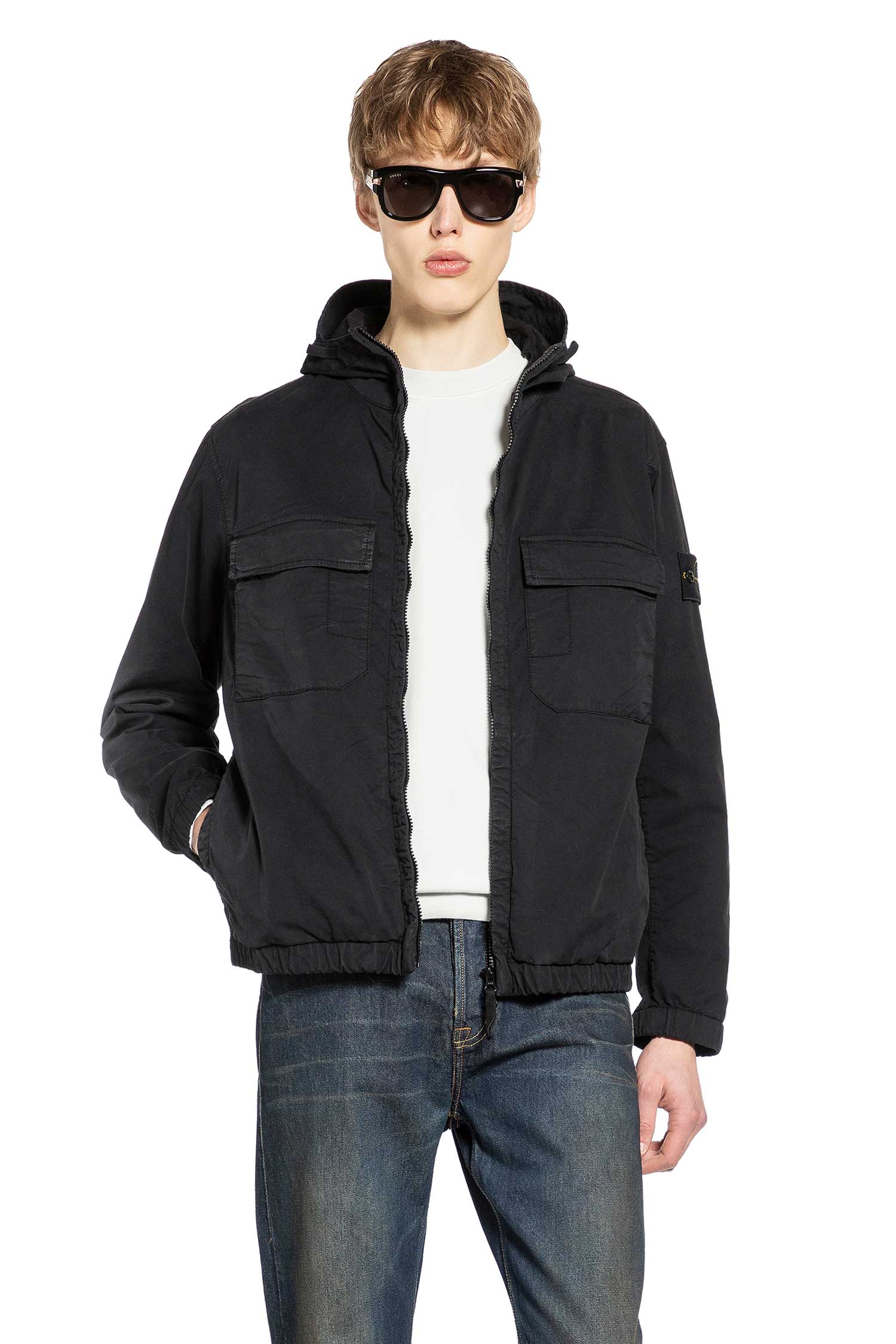 4100077 Windbreaker Stone island оригінал – Купити в Україні – боковий вид