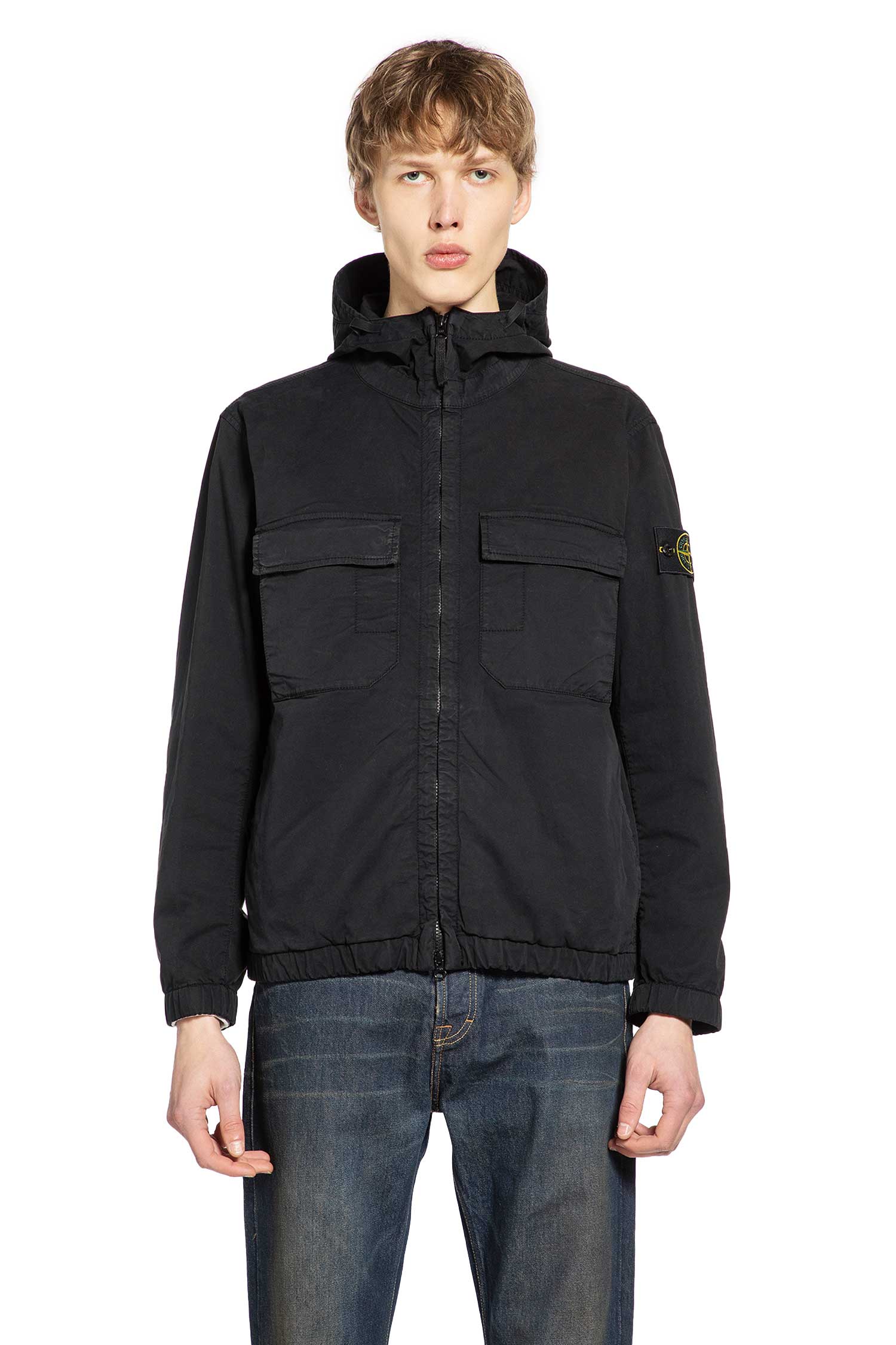 4100077 Windbreaker Stone island оригінал – Купити в Україні – вид ззаду