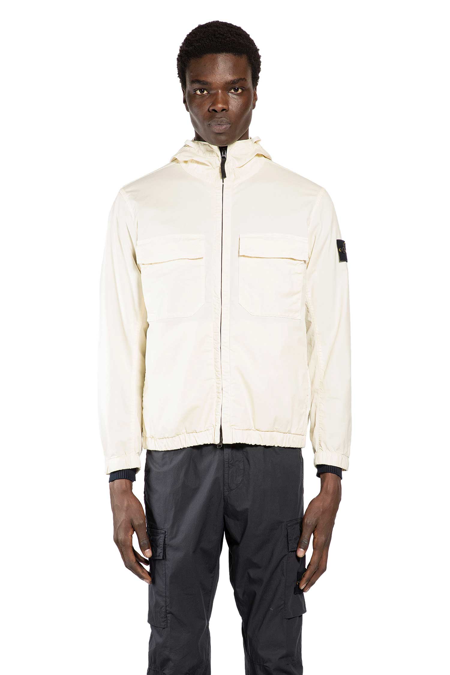 Оригінальна Hooded Track Jacket Stone island – вид ззаду