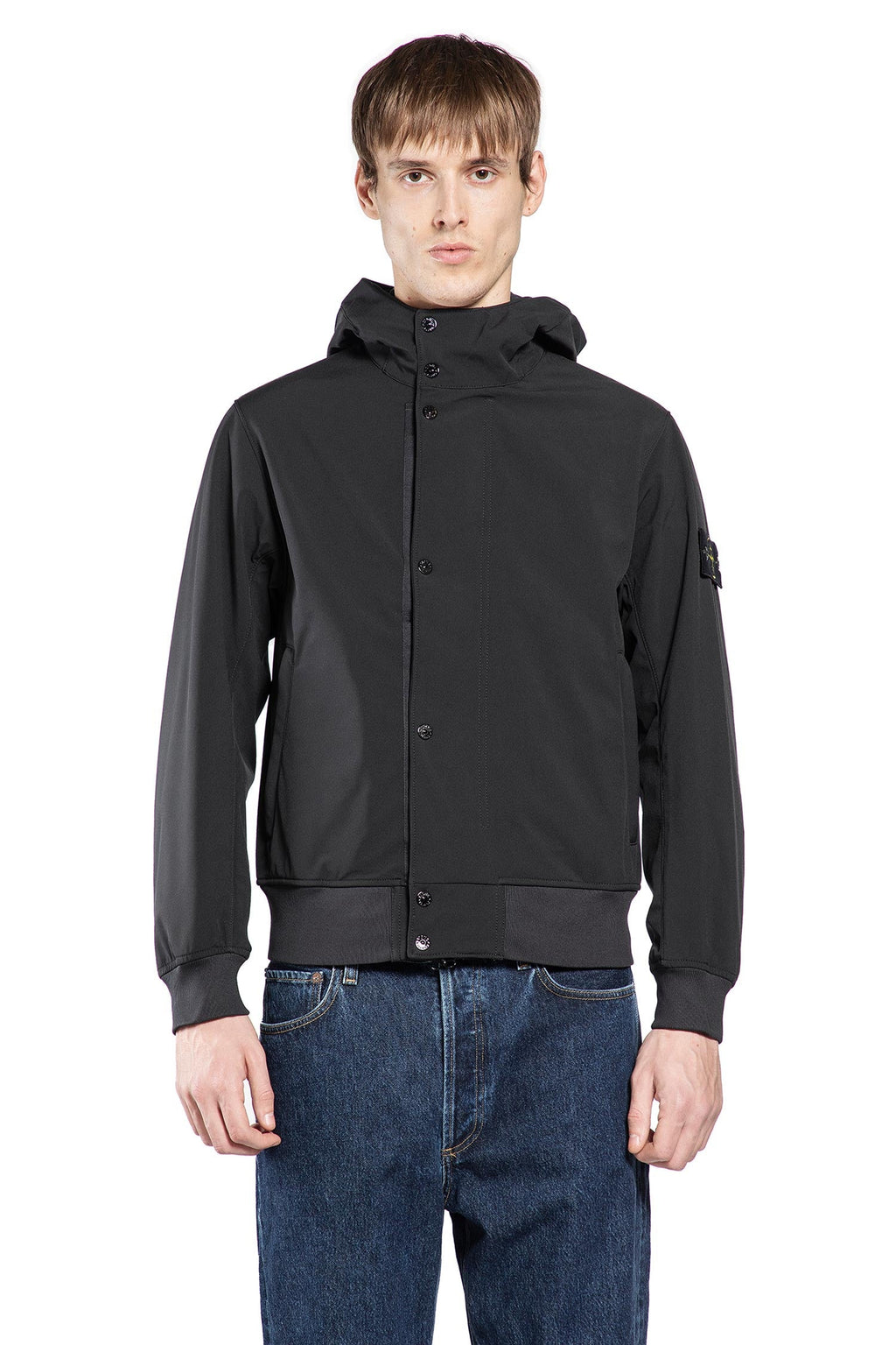 Оригінальна 4100108 Light Soft Shell-R Jacket Stone island – вид ззаду