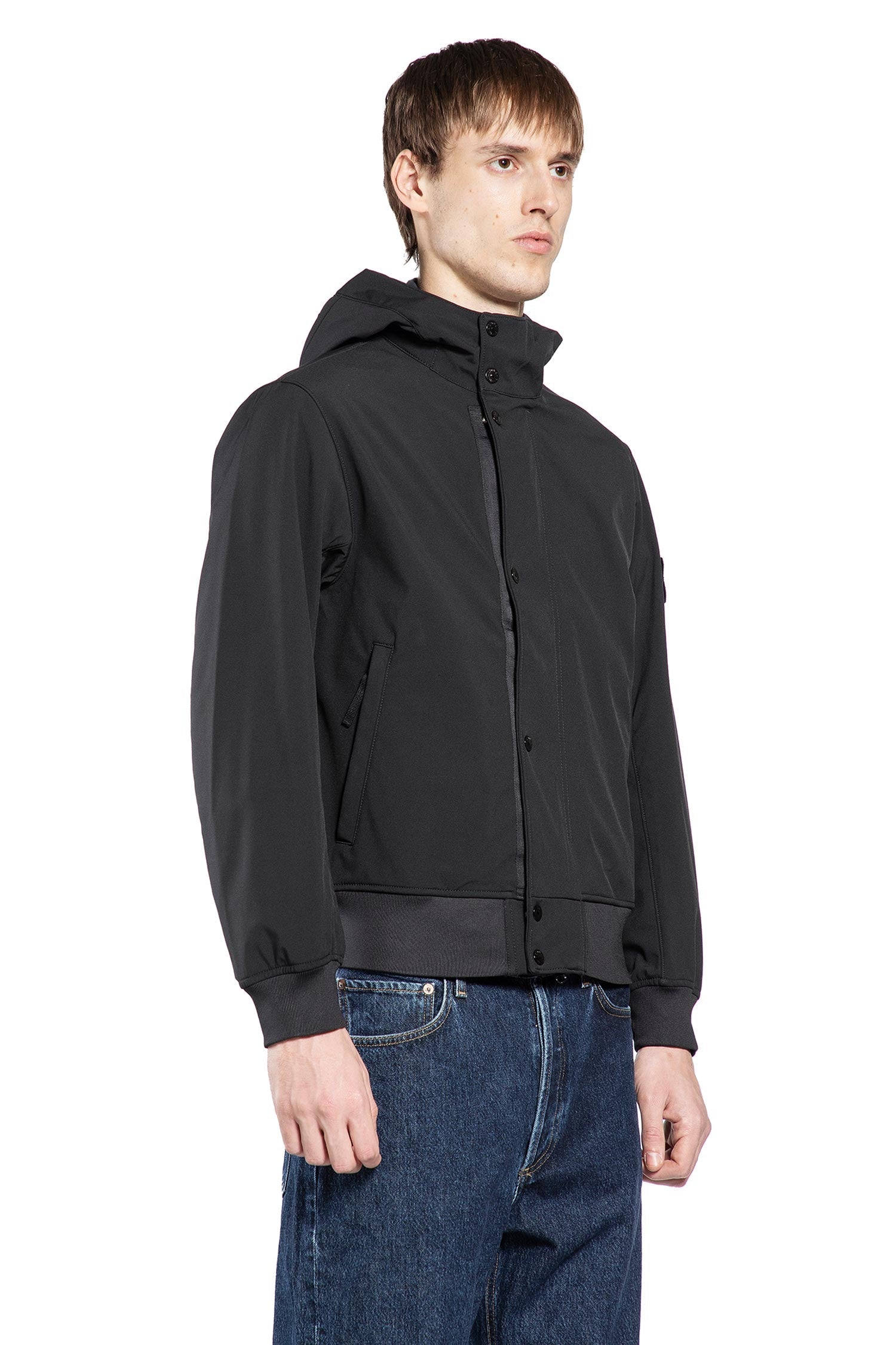 Оригінальна 4100108 Light Soft Shell-R Jacket Stone island – детальний вид