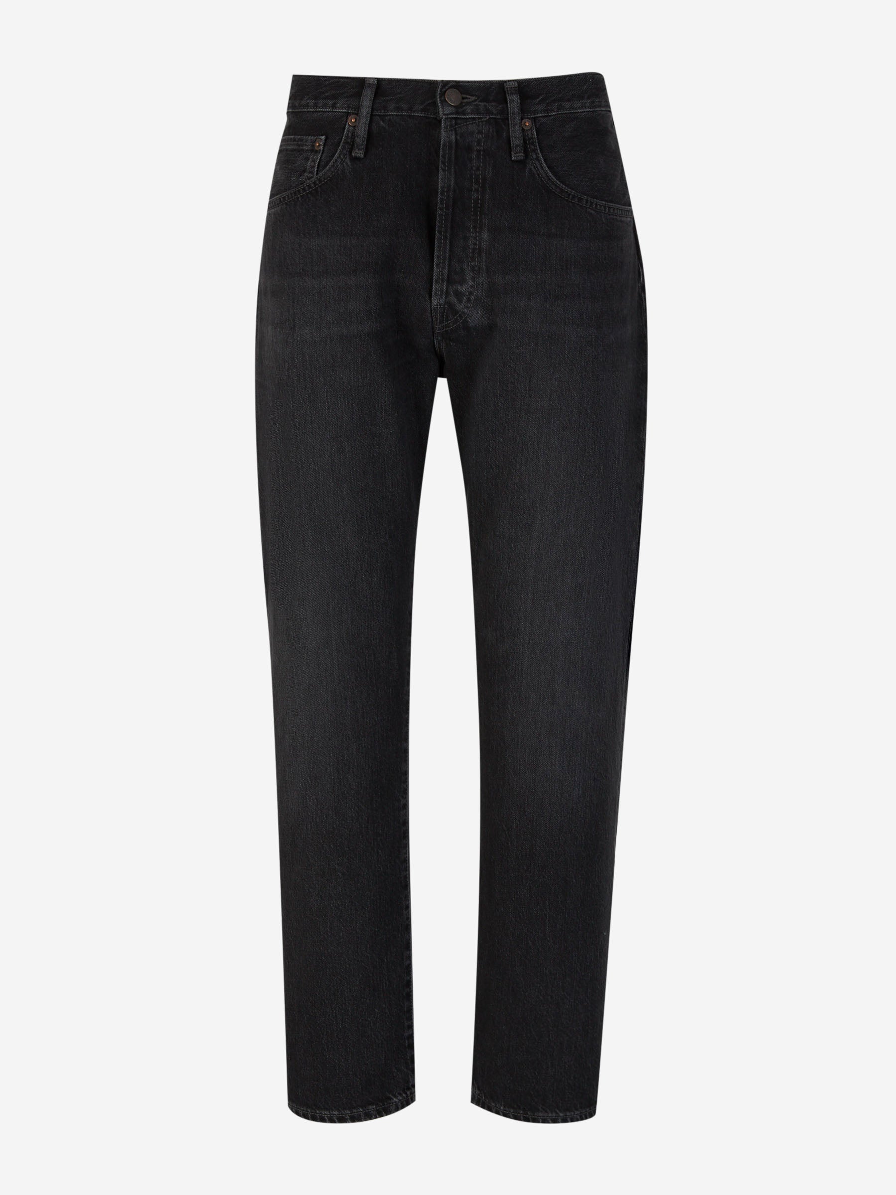 Straight Cotton Jeans Acne studios – Гарантія оригінальності – боковий вид