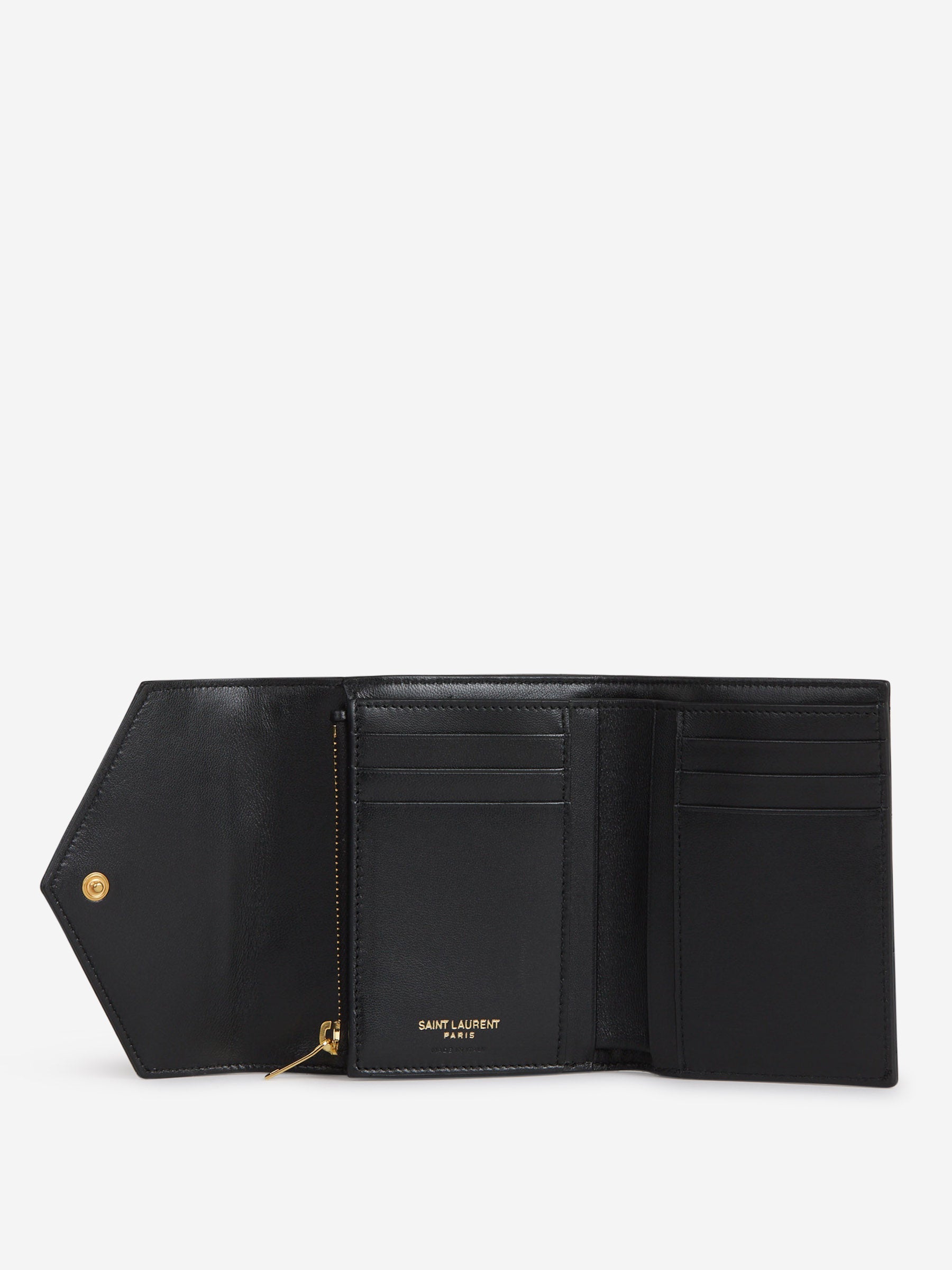 Logo Leather Wallet Saint laurent – Гарантія оригінальності – збільшений вид