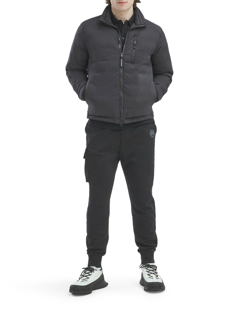 Men`s Lodge Down Jacket Matte Finish Canada goose – Гарантія оригінальності – вид ззаду