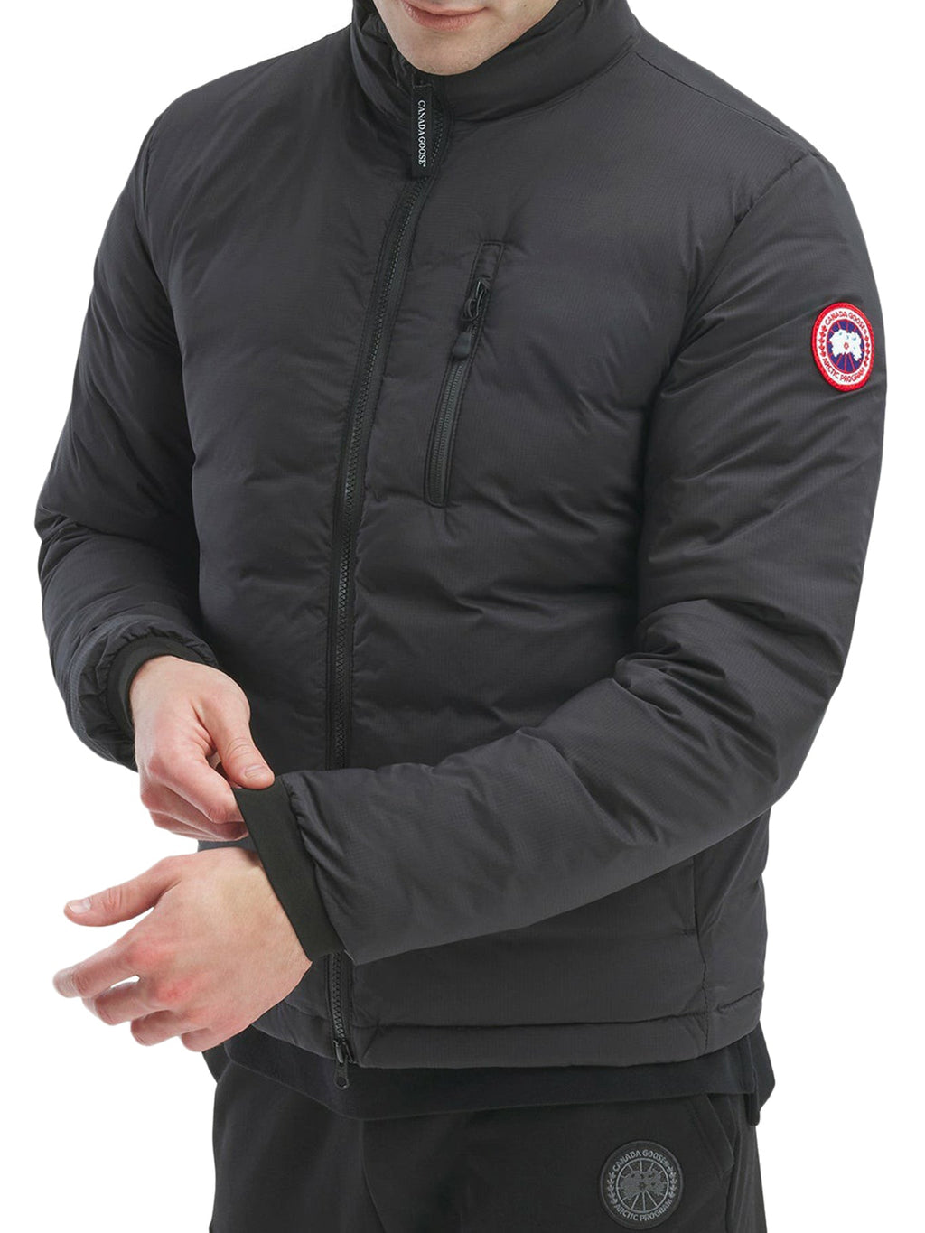 Men`s Lodge Down Jacket Matte Finish Canada goose – Гарантія оригінальності – детальний вид