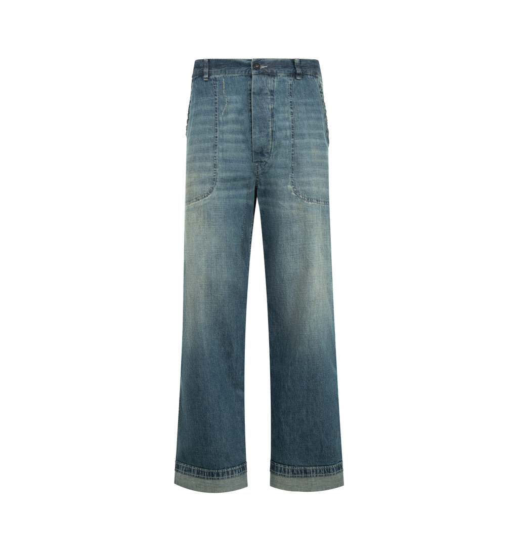 Оригінальна Wide Leg Jeans Maison margiela – боковий вид